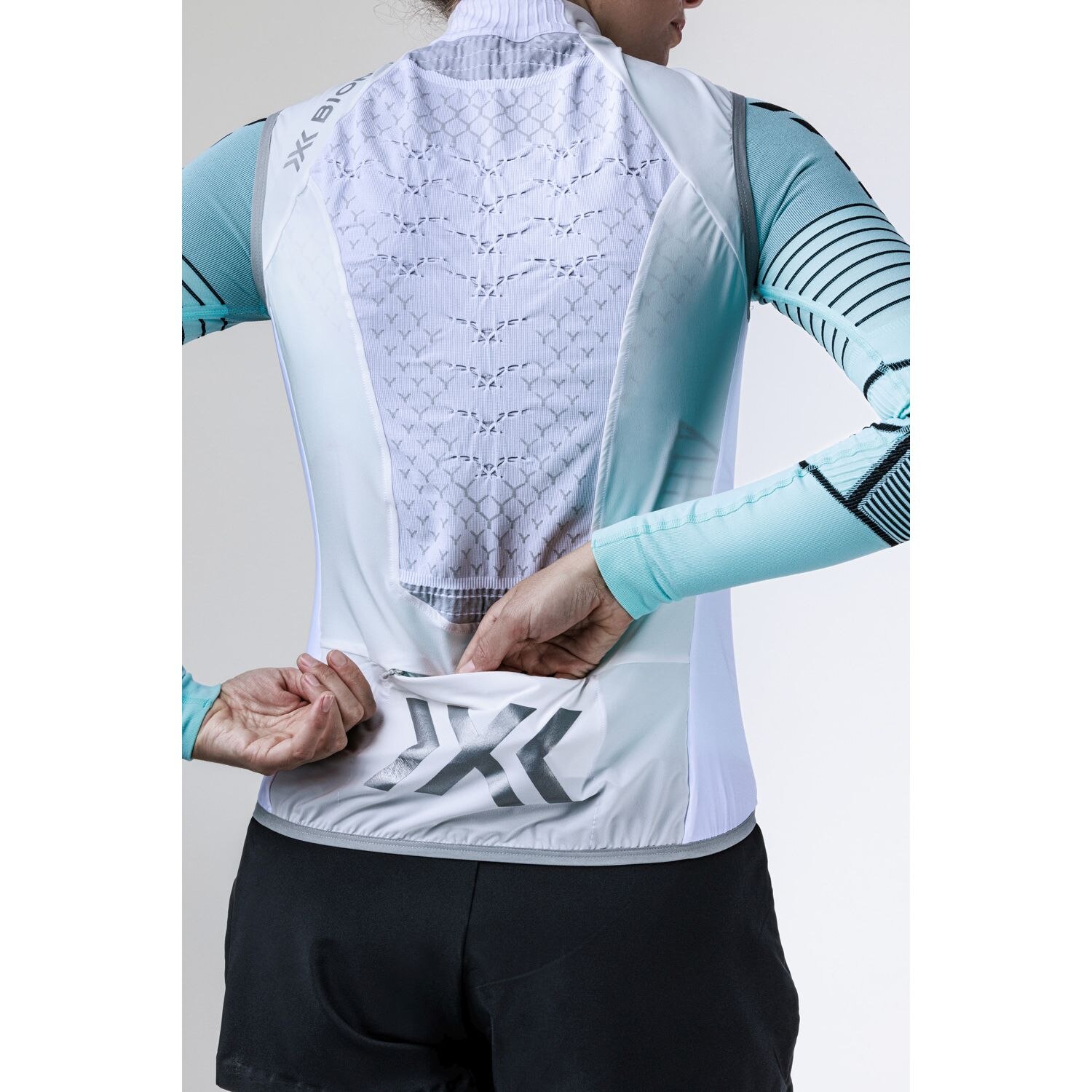 Colete de Running Twyce X-bionic Branco-4