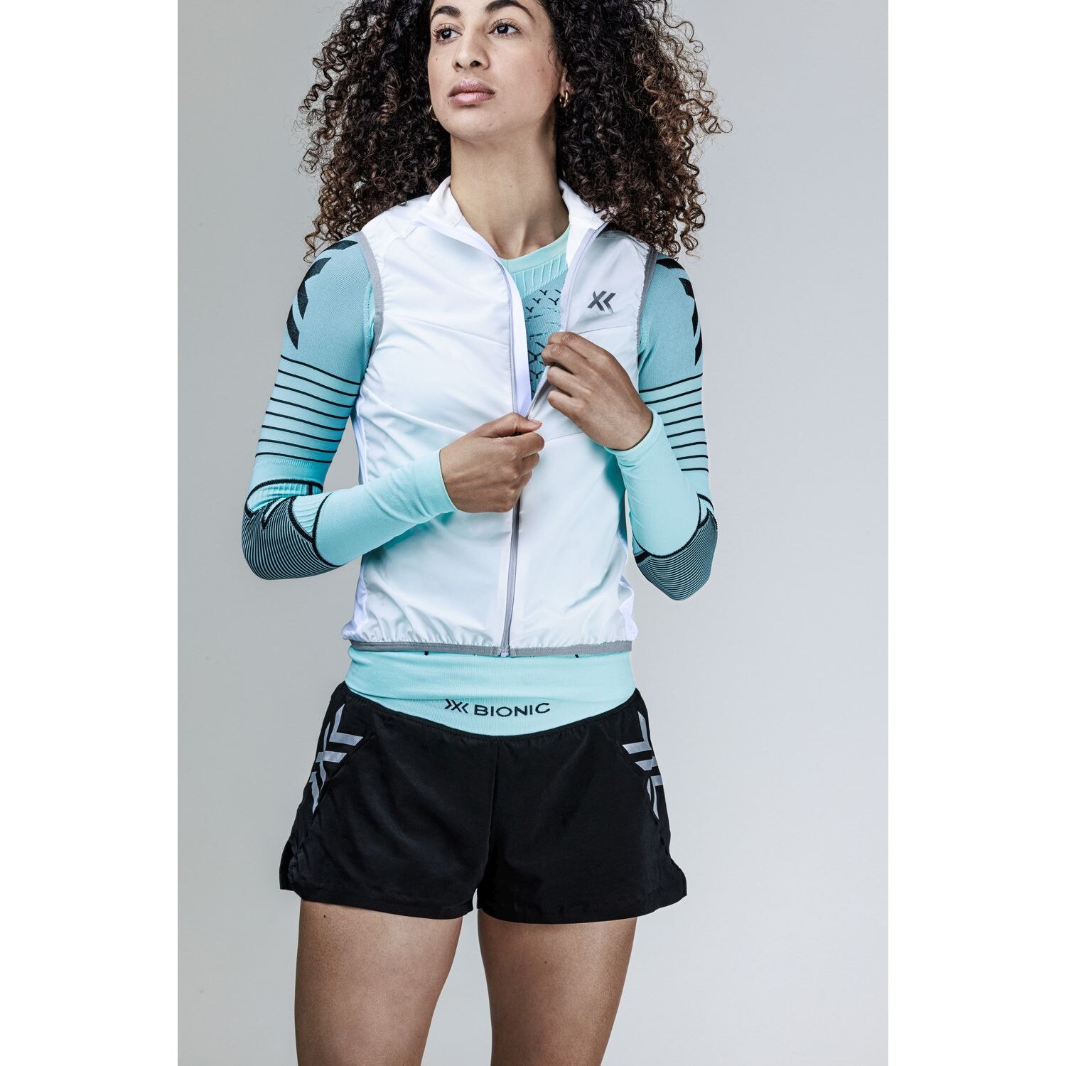 Colete de Running Twyce X-bionic Branco-5