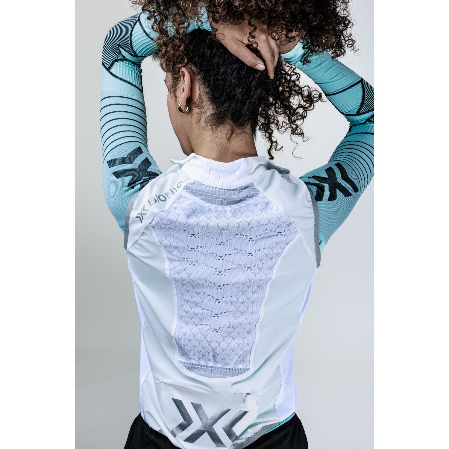 Colete de Running Twyce X-bionic Branco-6