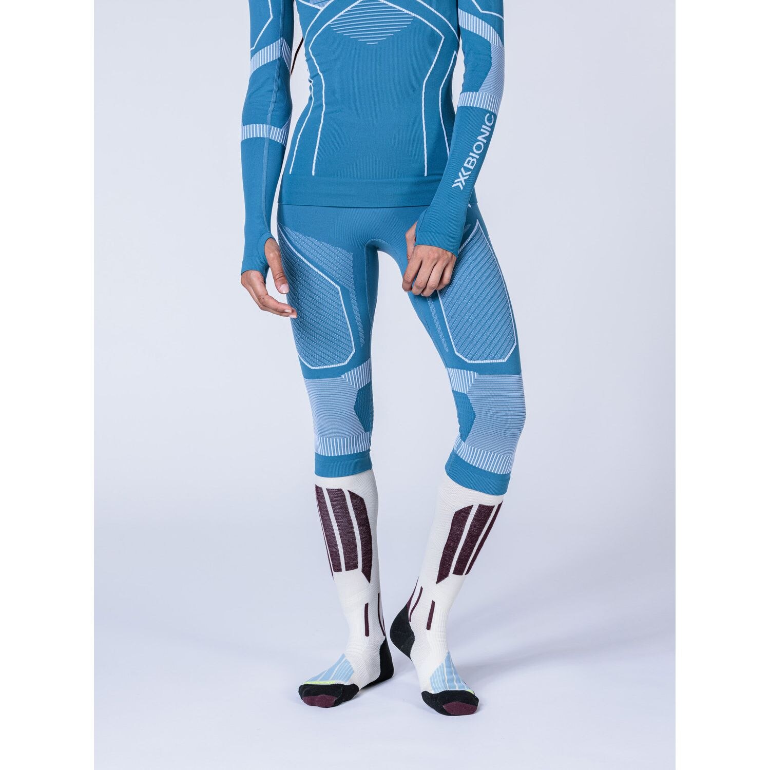 Malla de Ski Energy Accumulator Light X-bionic Azul-4