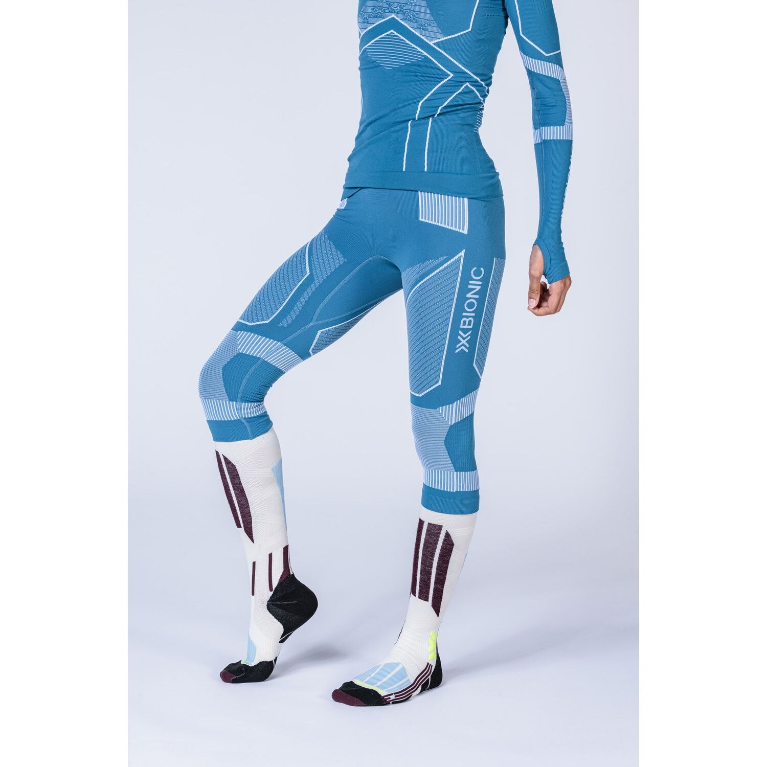 Malla de Ski Energy Accumulator Light X-bionic Azul-6
