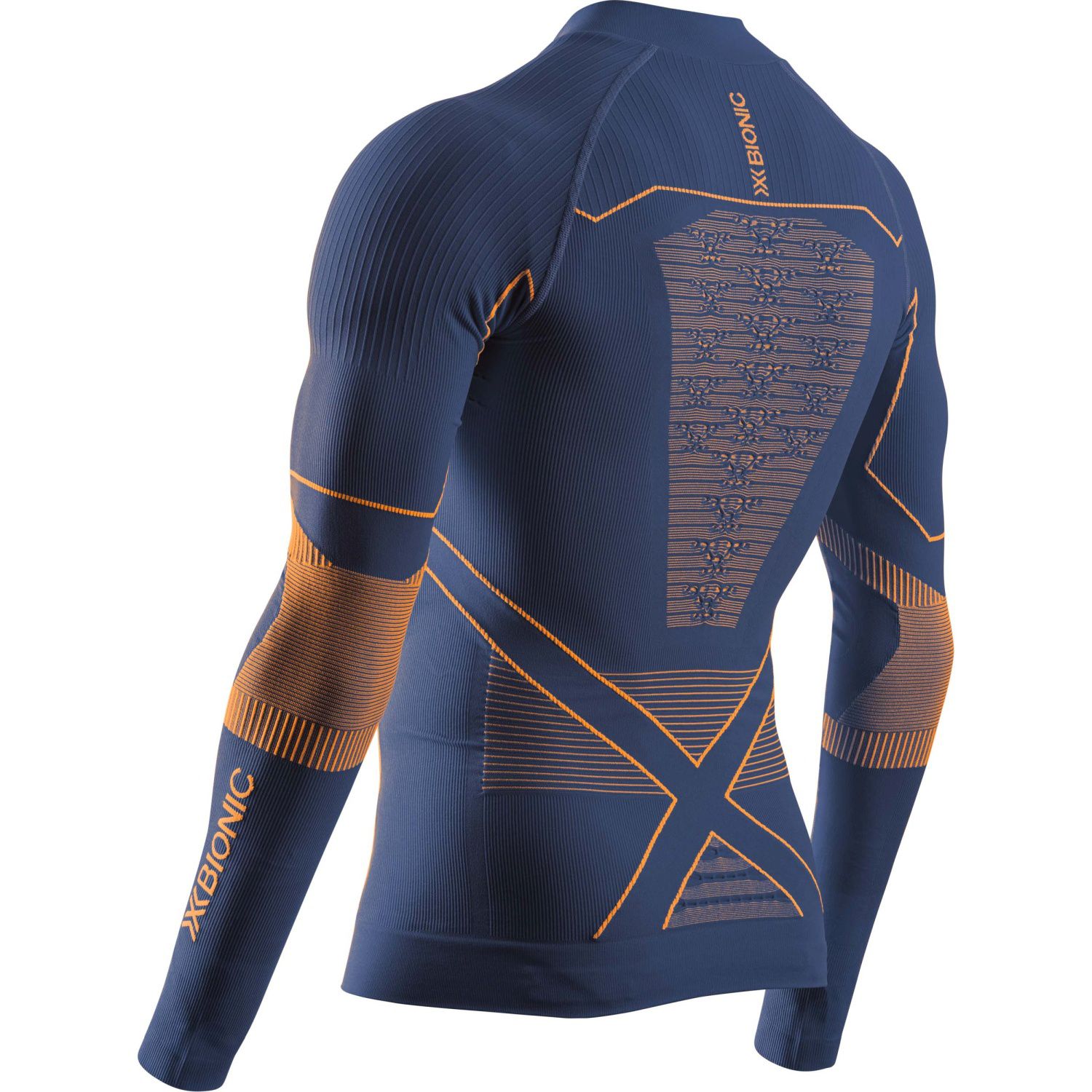 T-shirt de Ski Energy Accumulator Light Zip X-bionic Azul-cobalto-3