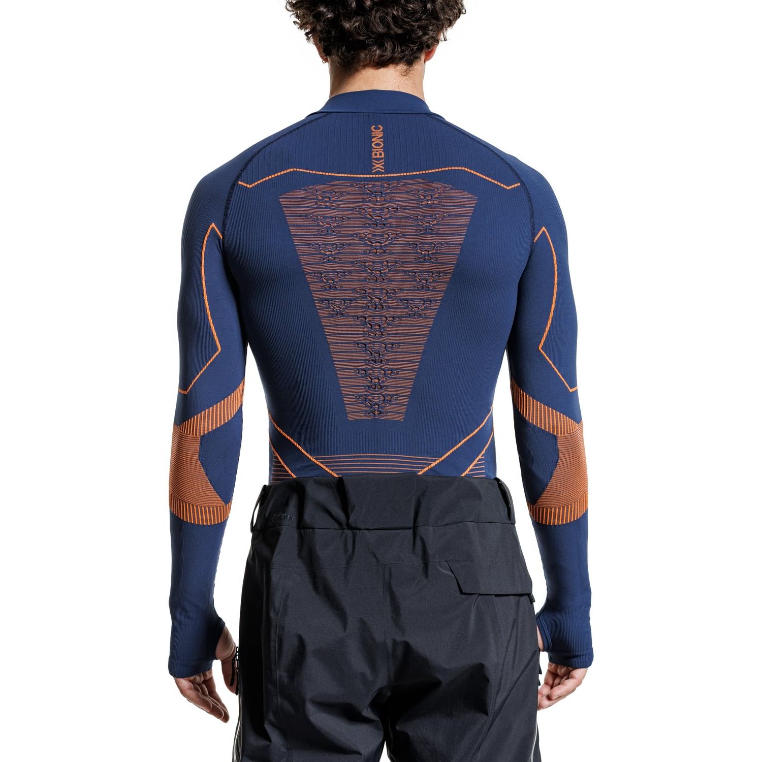 T-shirt de Ski Energy Accumulator Light Zip X-bionic Azul-cobalto-6