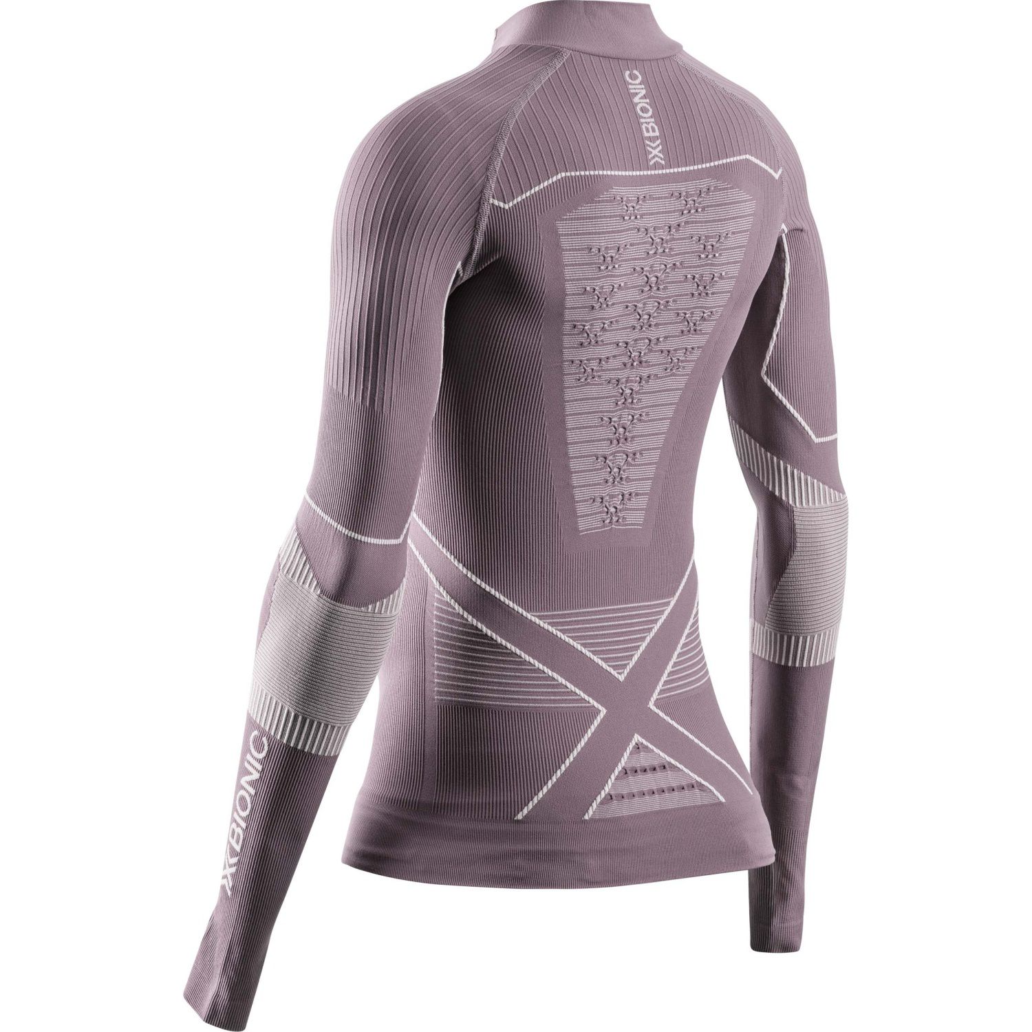T-shirt de Ski Energy Accumulator Light Zip X-bionic Rosa-2