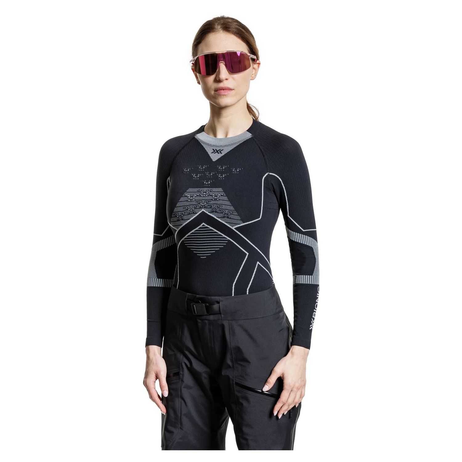 T-shirt de Ski Energy Accumulator Light X-bionic Preto-4