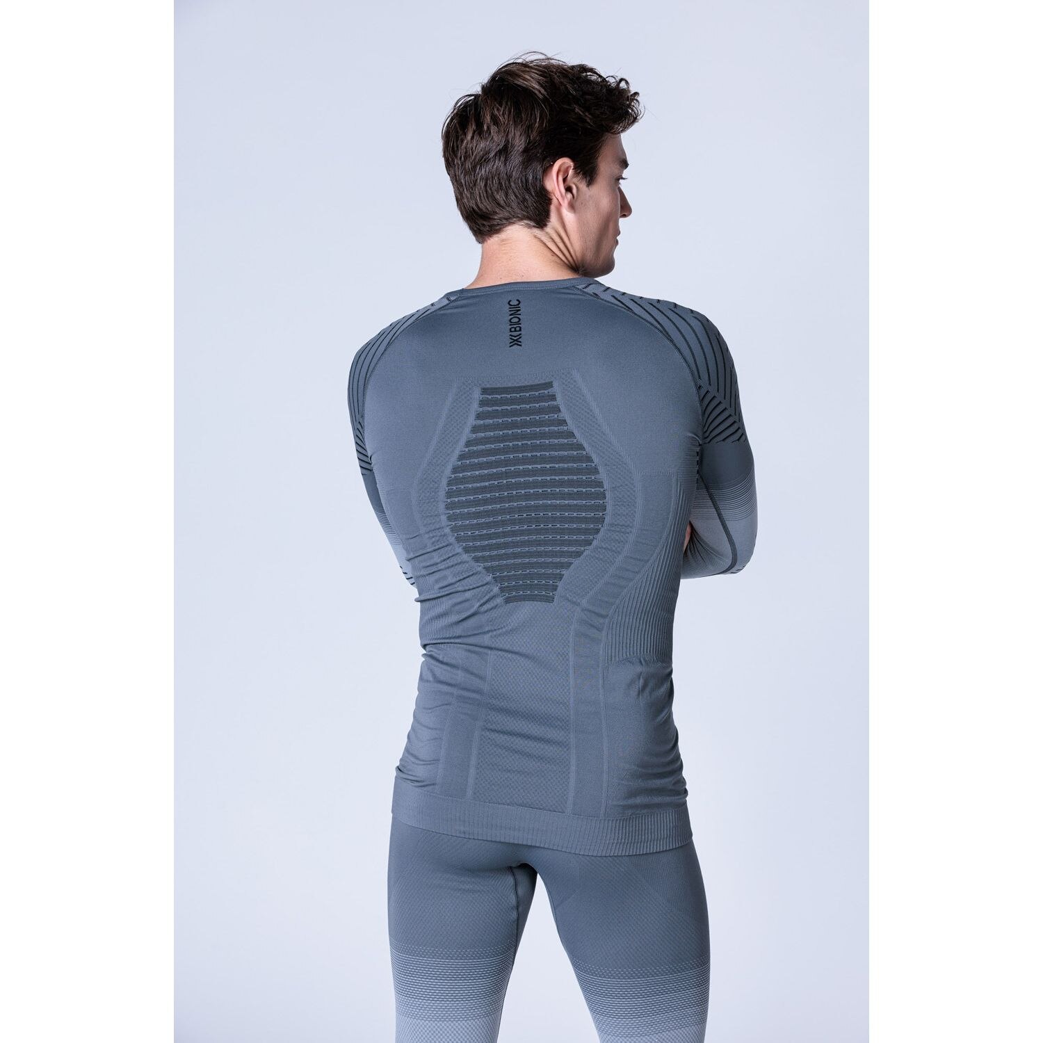 T-shirt Térmica Invent Fx X-bionic Cinzento / Amarelo-3