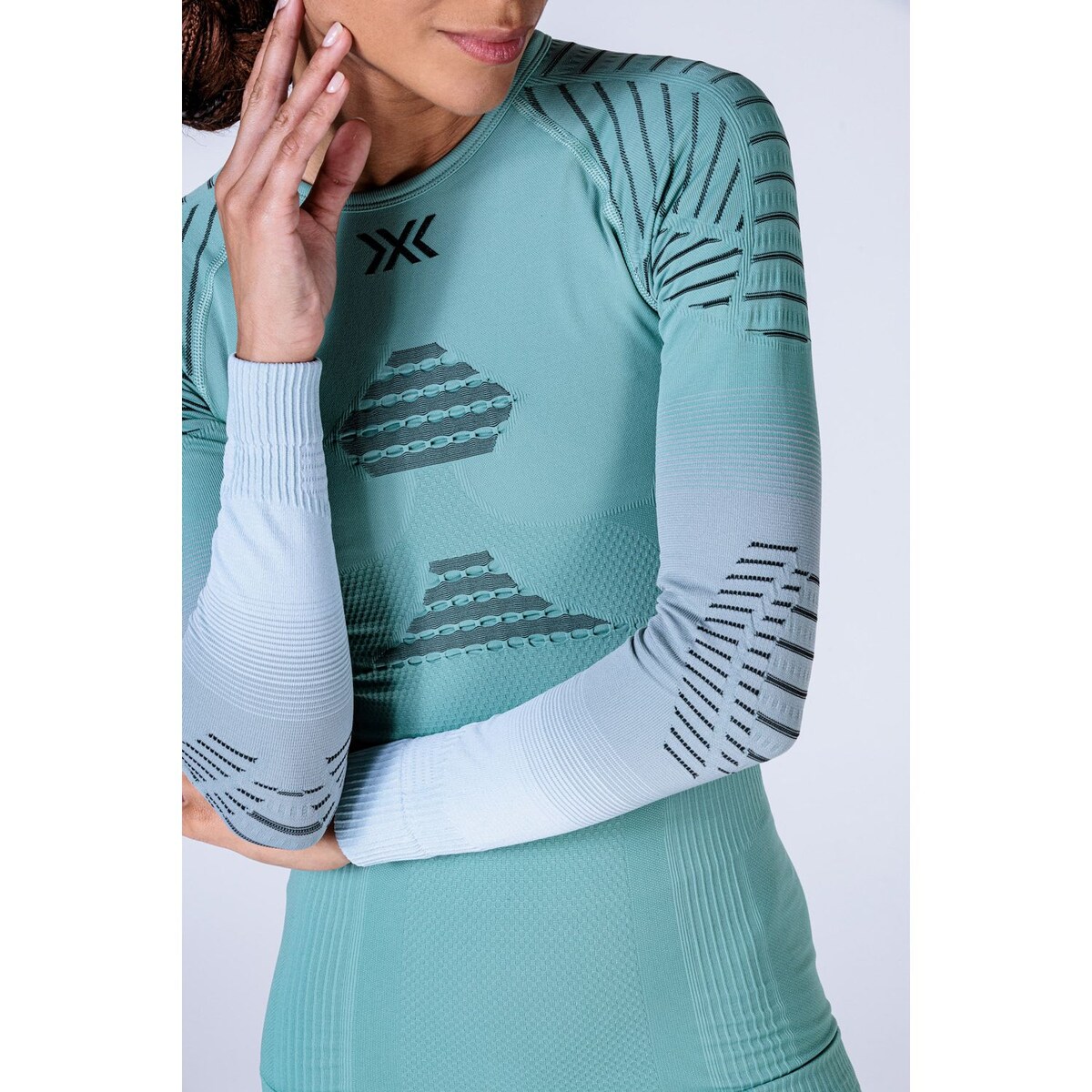 Camisola Térmica Invent Fx X-bionic Azul-turquesa-2