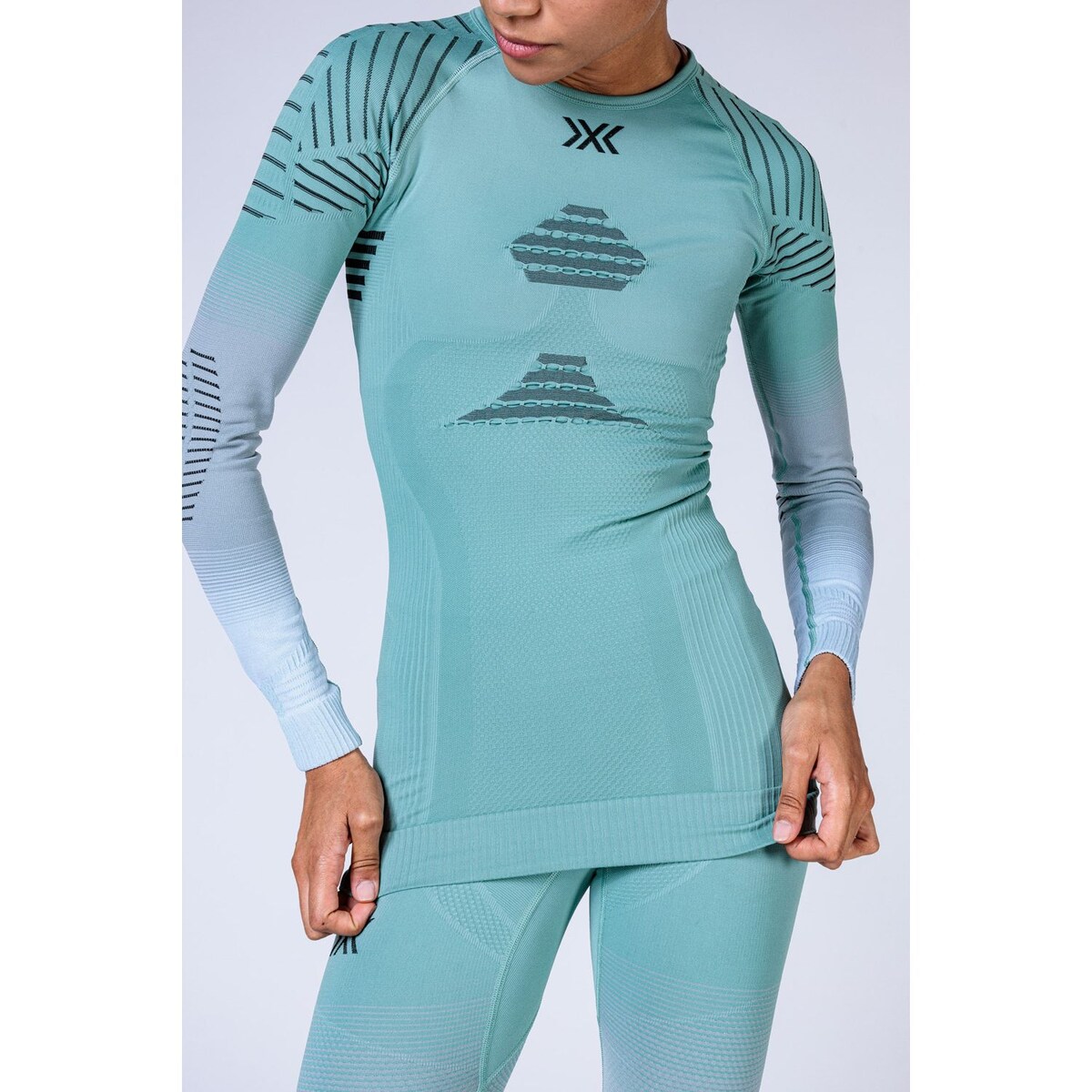 Camisola Térmica Invent Fx X-bionic Azul-turquesa-3