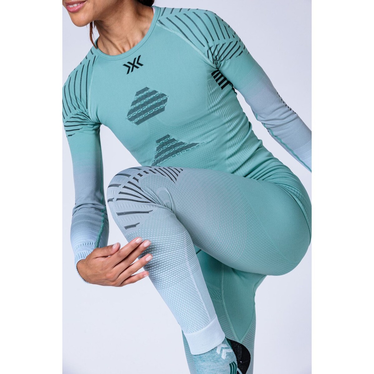 Calças Térmicas Invent Fx X-bionic Azul-turquesa-2