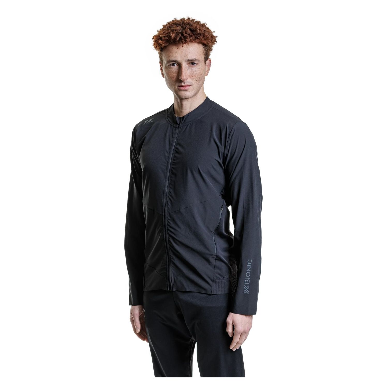 Casaco de Running X-ential Hybrid X-bionic Preto-3