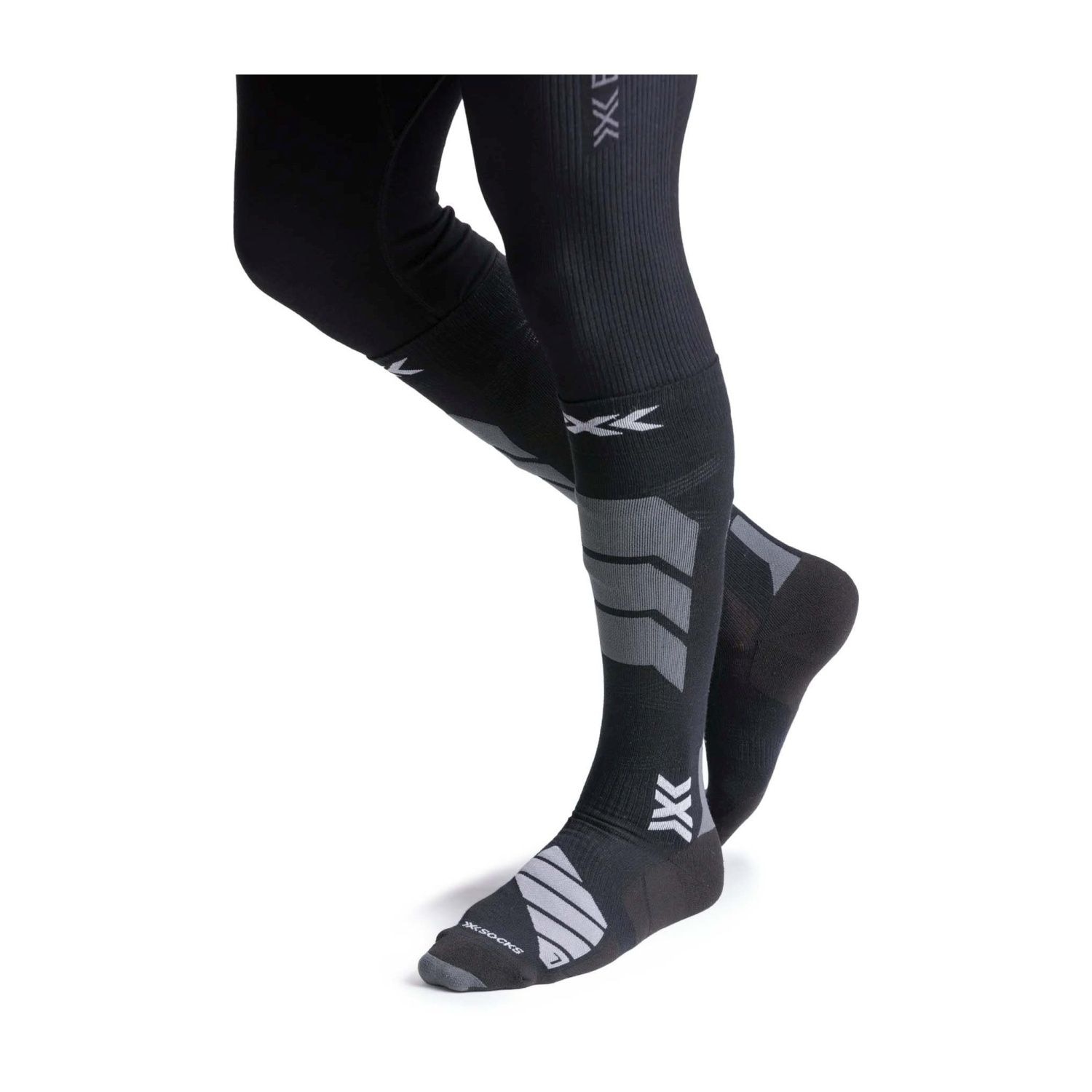 Meias de Ski Expert Silk Merino Otc X-socks Preto-4