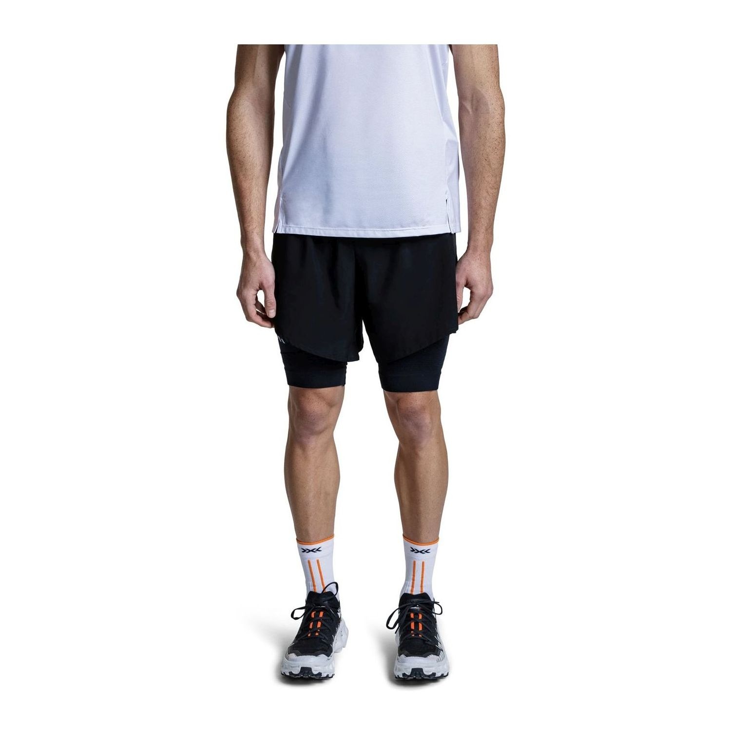 Calções de Running Effektor 2in1 X-bionic Preto-6