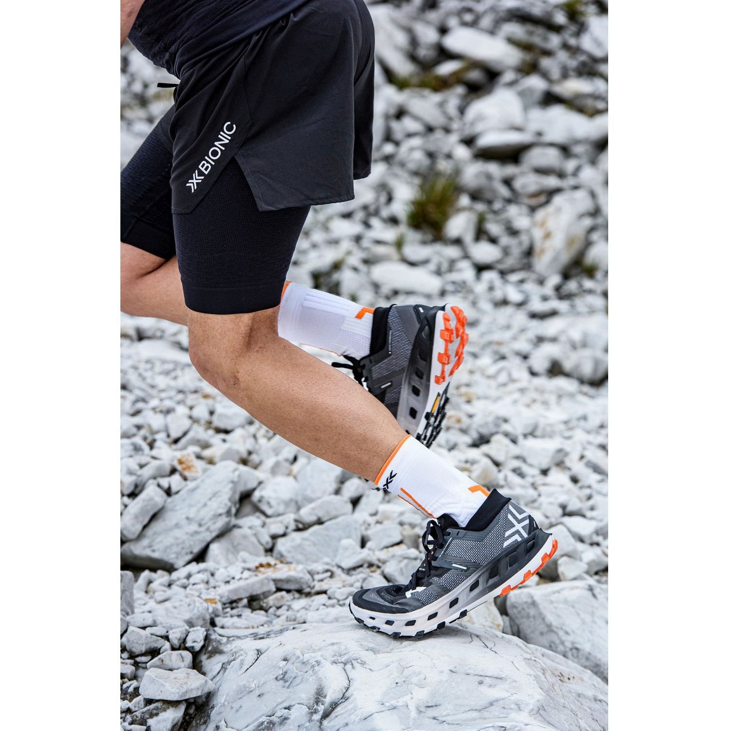 Calções de Running Effektor 2in1 X-bionic Preto-7