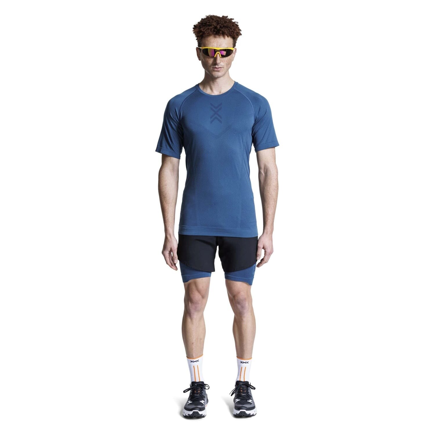 T-shirt de Running Xceed Run X-bionic Azul-3