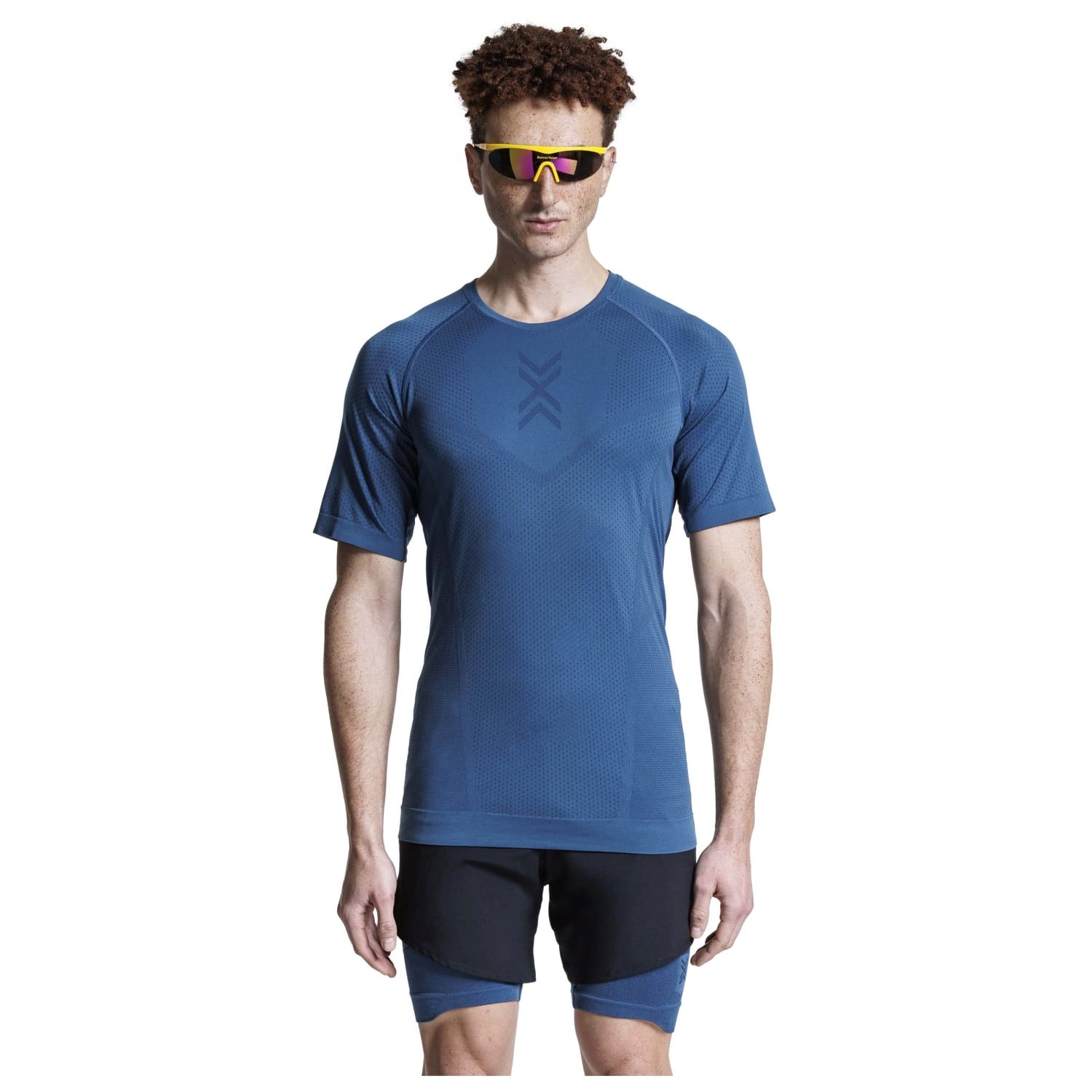T-shirt de Running Xceed Run X-bionic Azul-4