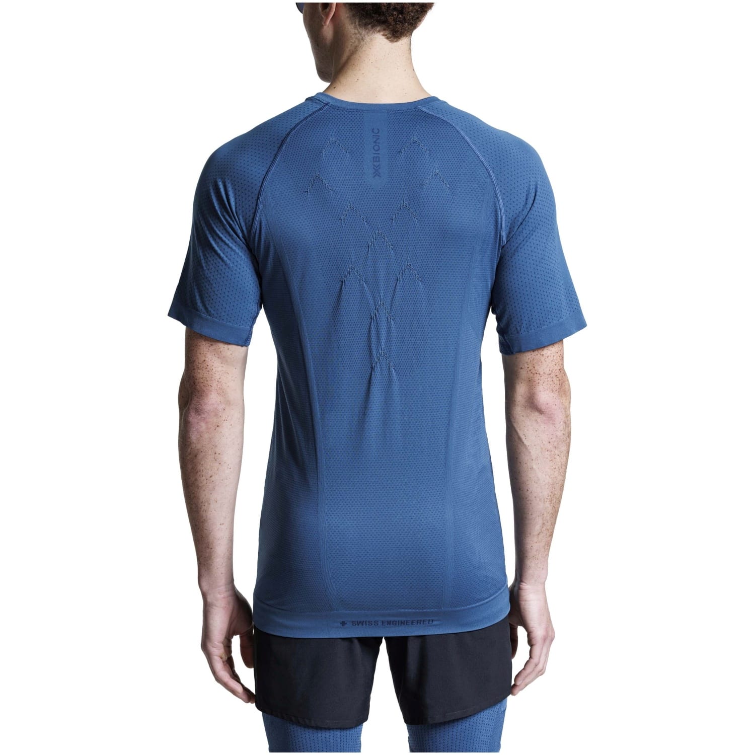 T-shirt de Running Xceed Run X-bionic Azul-6