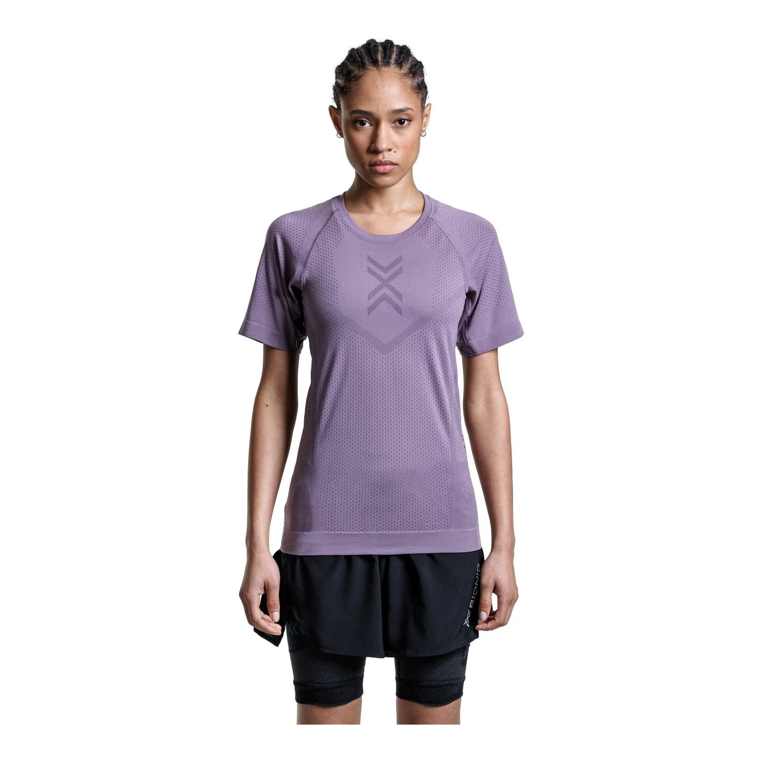 T-shirt de Running Xceed Run X-bionic Roxo-3