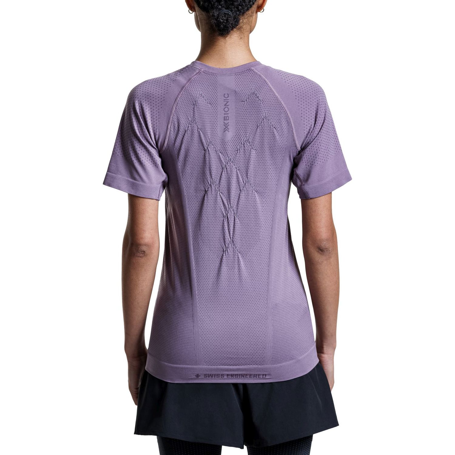 T-shirt de Running Xceed Run X-bionic Roxo-4