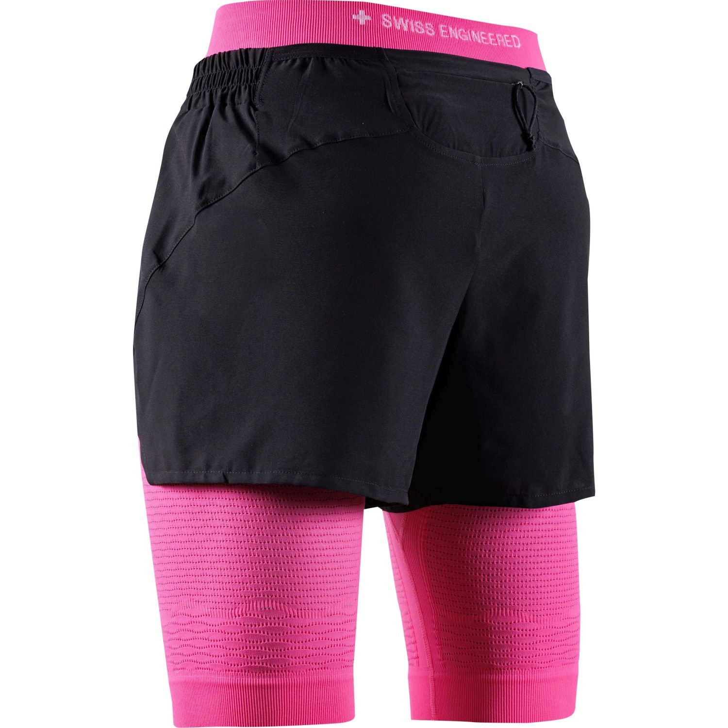 Calções de Running Effektor 2in1 X-bionic Rosa-2