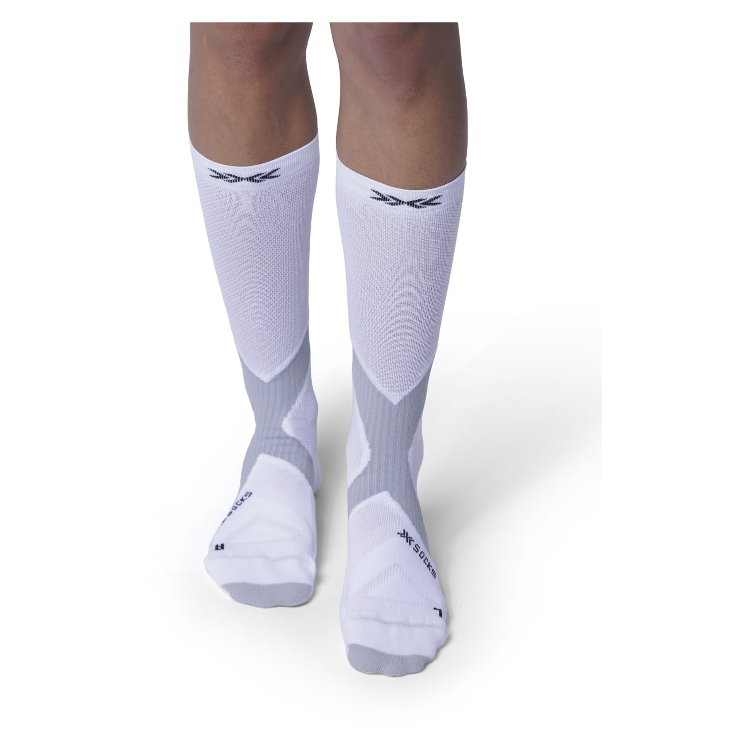 Meias de Ciclismo Unissexo Expert Crew X-socks Branco-2