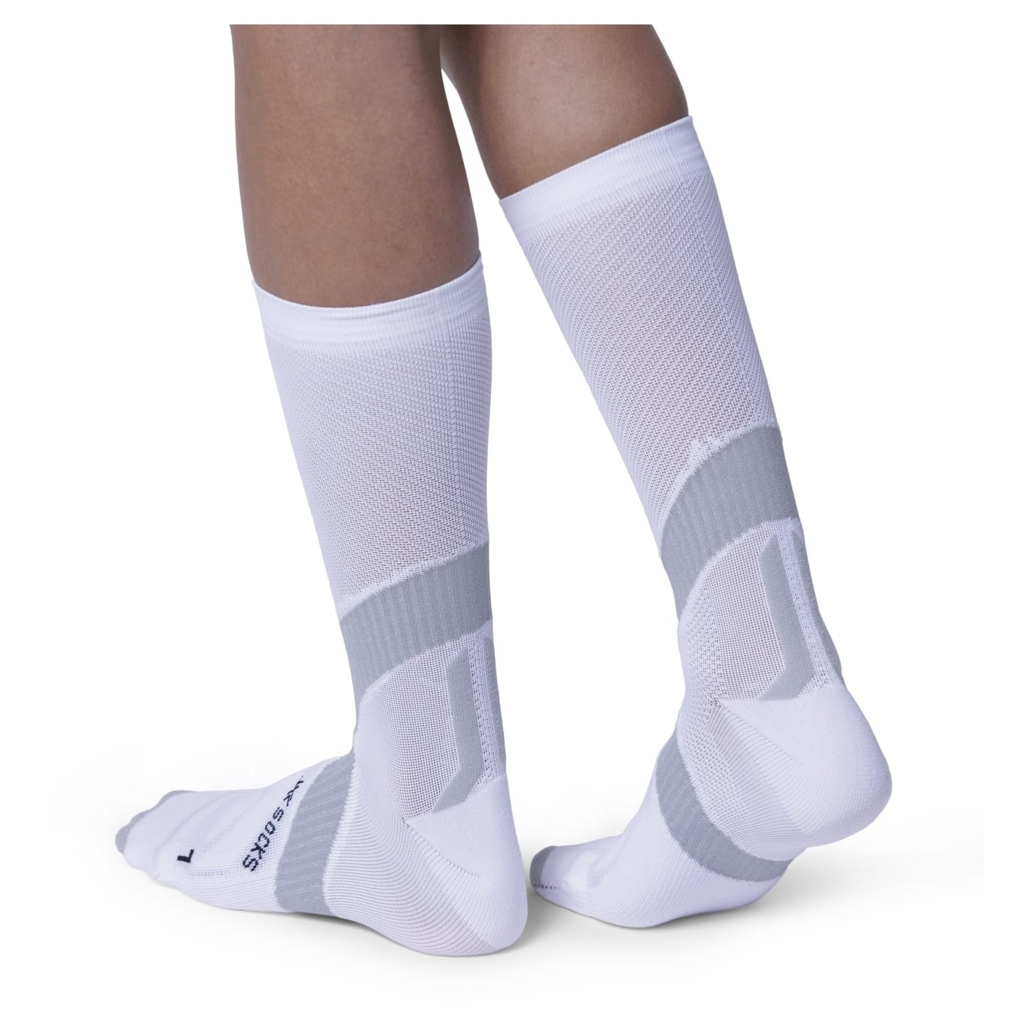 Meias de Ciclismo Unissexo Expert Crew X-socks Branco-3