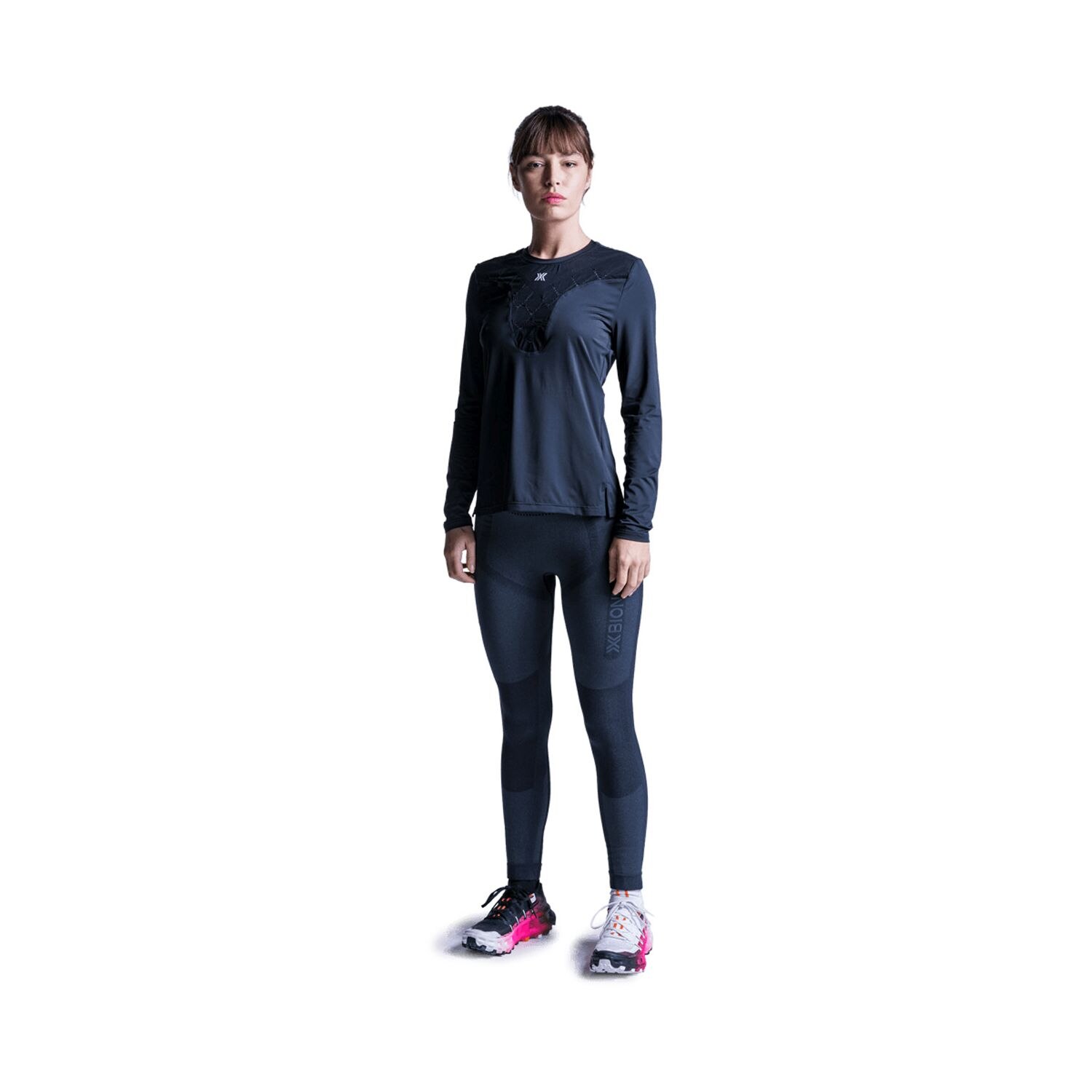 T-shirt de Running Corefusion Run X-bionic Preto-4