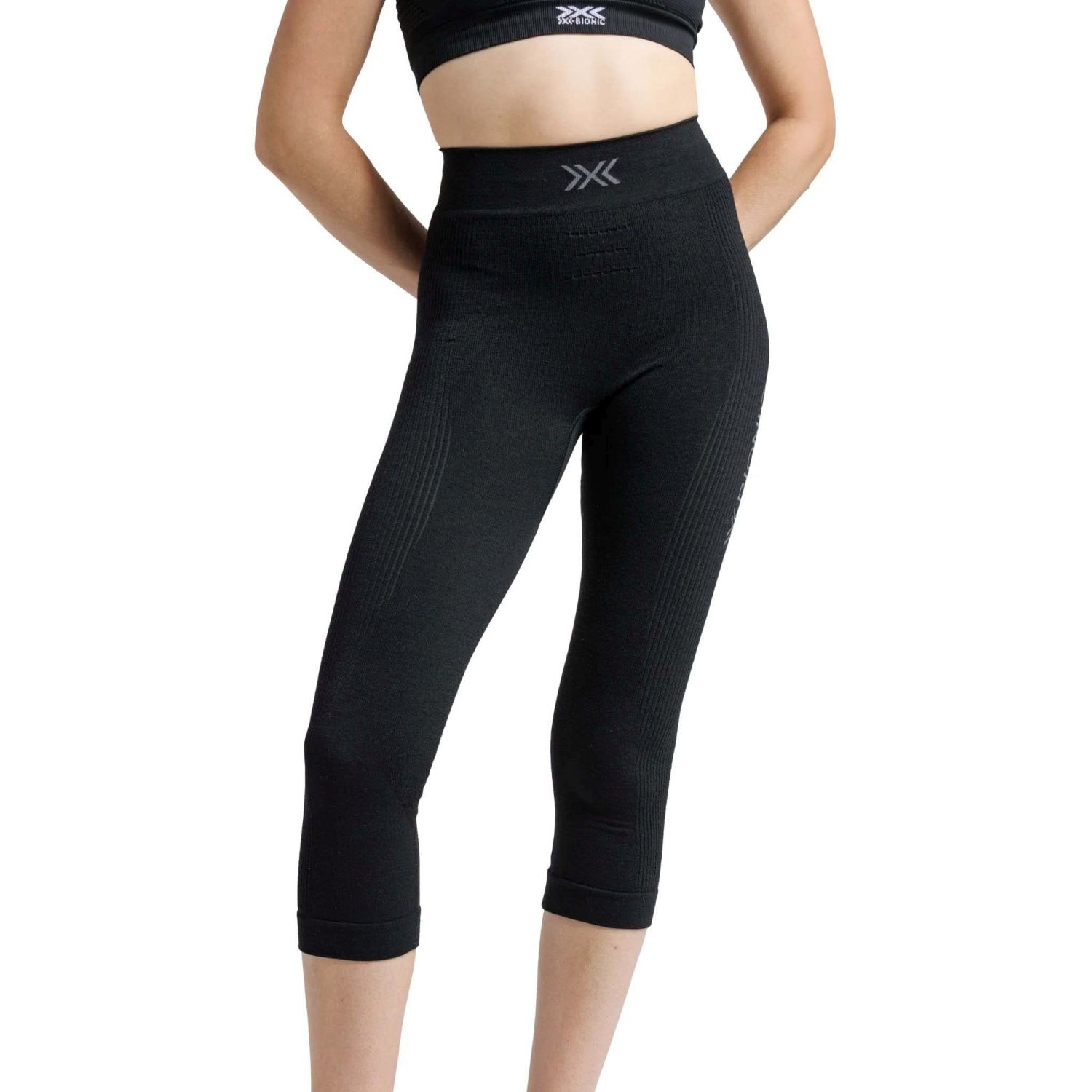 Leggings Térmicas Mightywool 3/4 Merino X-bionic Preto-8