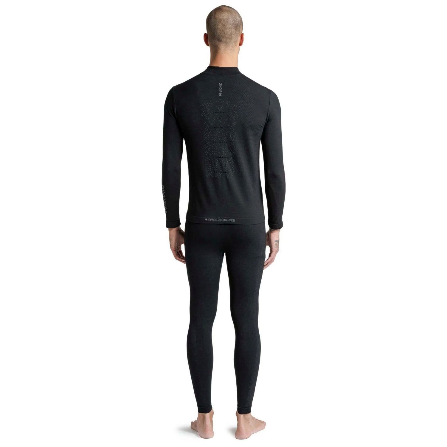 T-shirt Térmica Mightywool 1/2 Zip X-bionic Preto-5