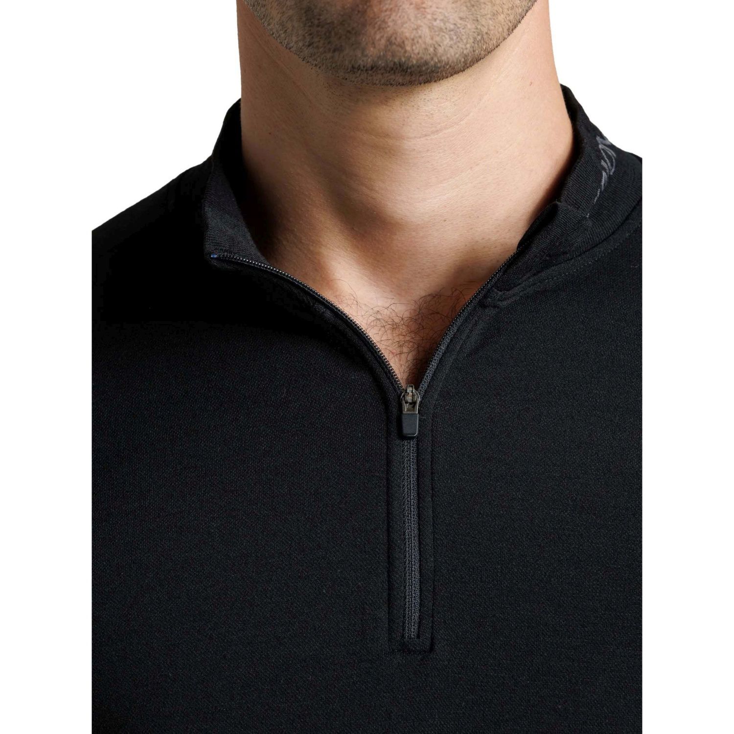 T-shirt Térmica Mightywool 1/2 Zip X-bionic Preto-6