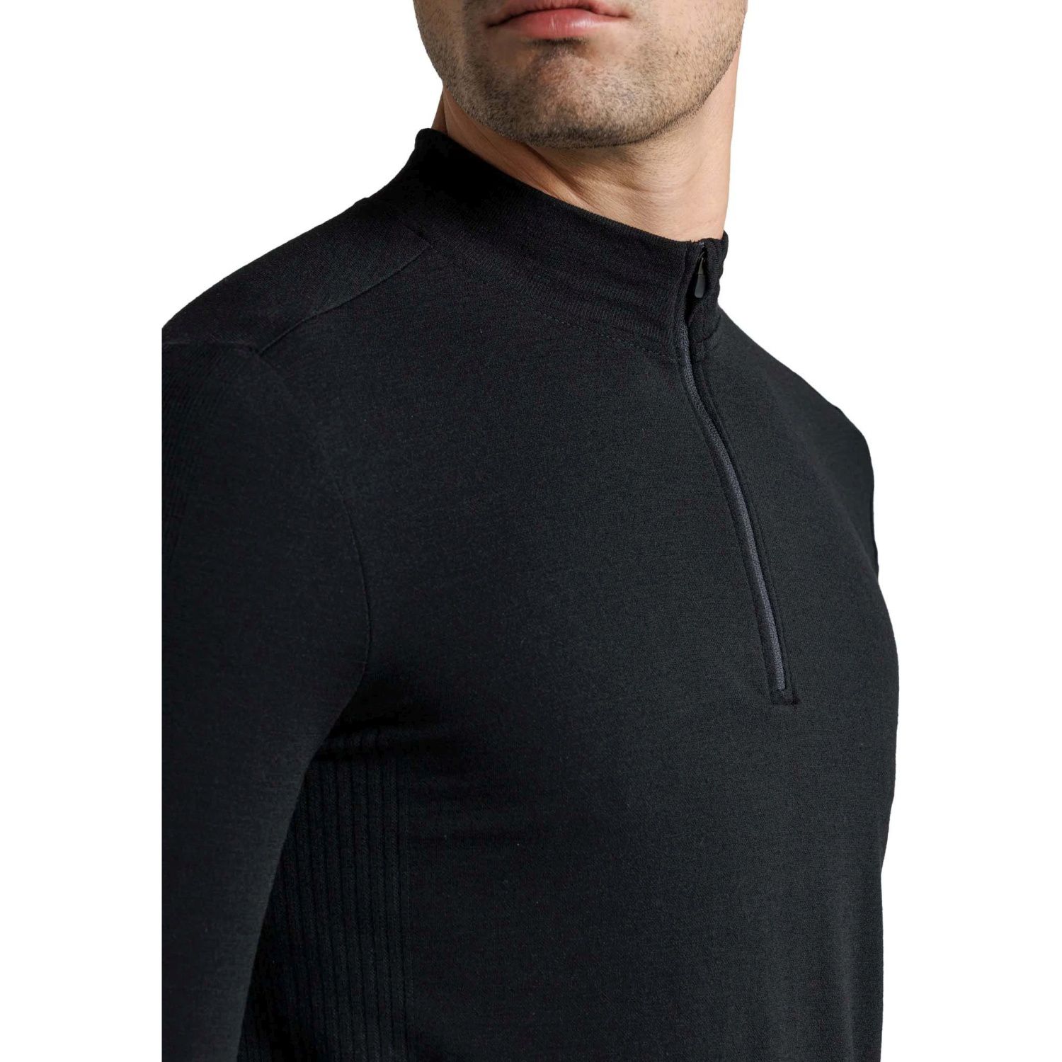 T-shirt Térmica Mightywool 1/2 Zip X-bionic Preto-9