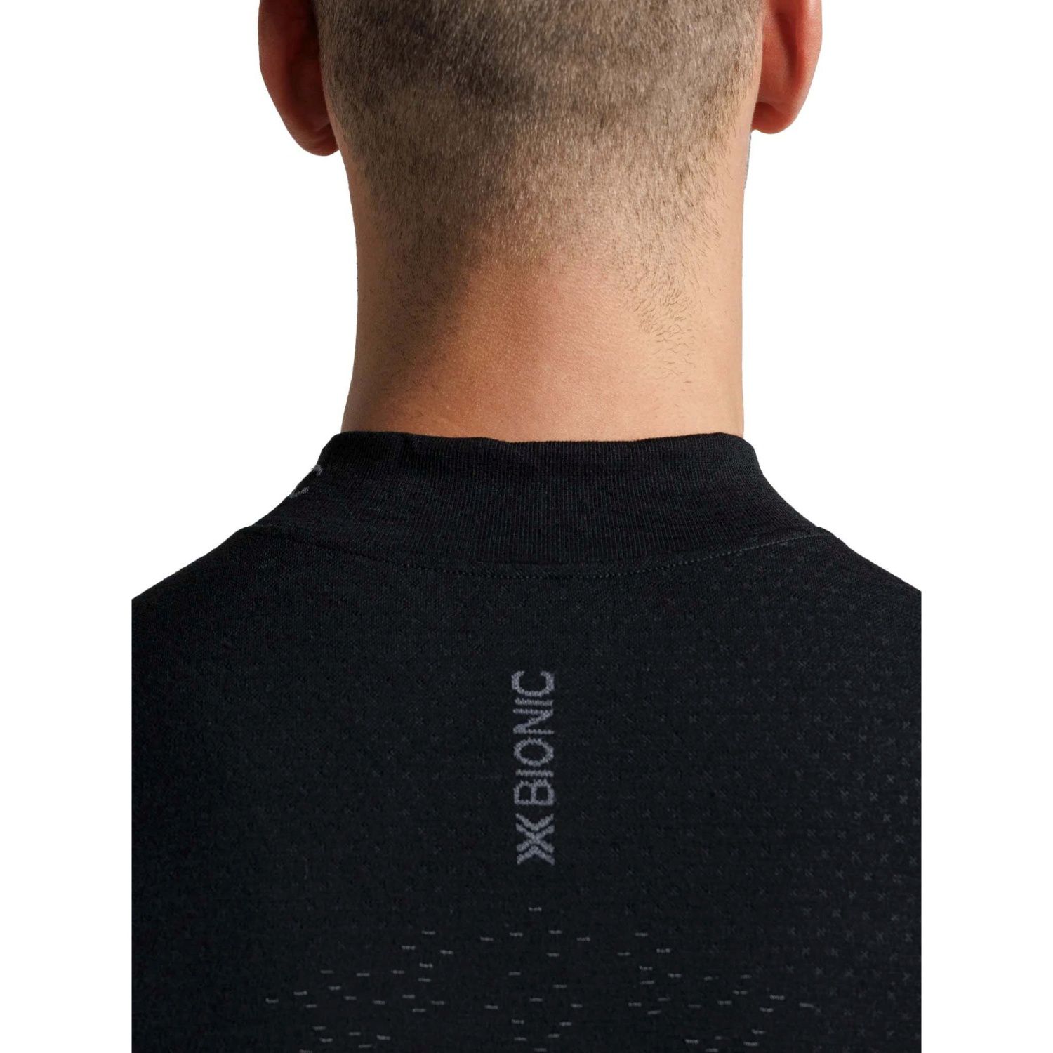 T-shirt Térmica Mightywool 1/2 Zip X-bionic Preto-10