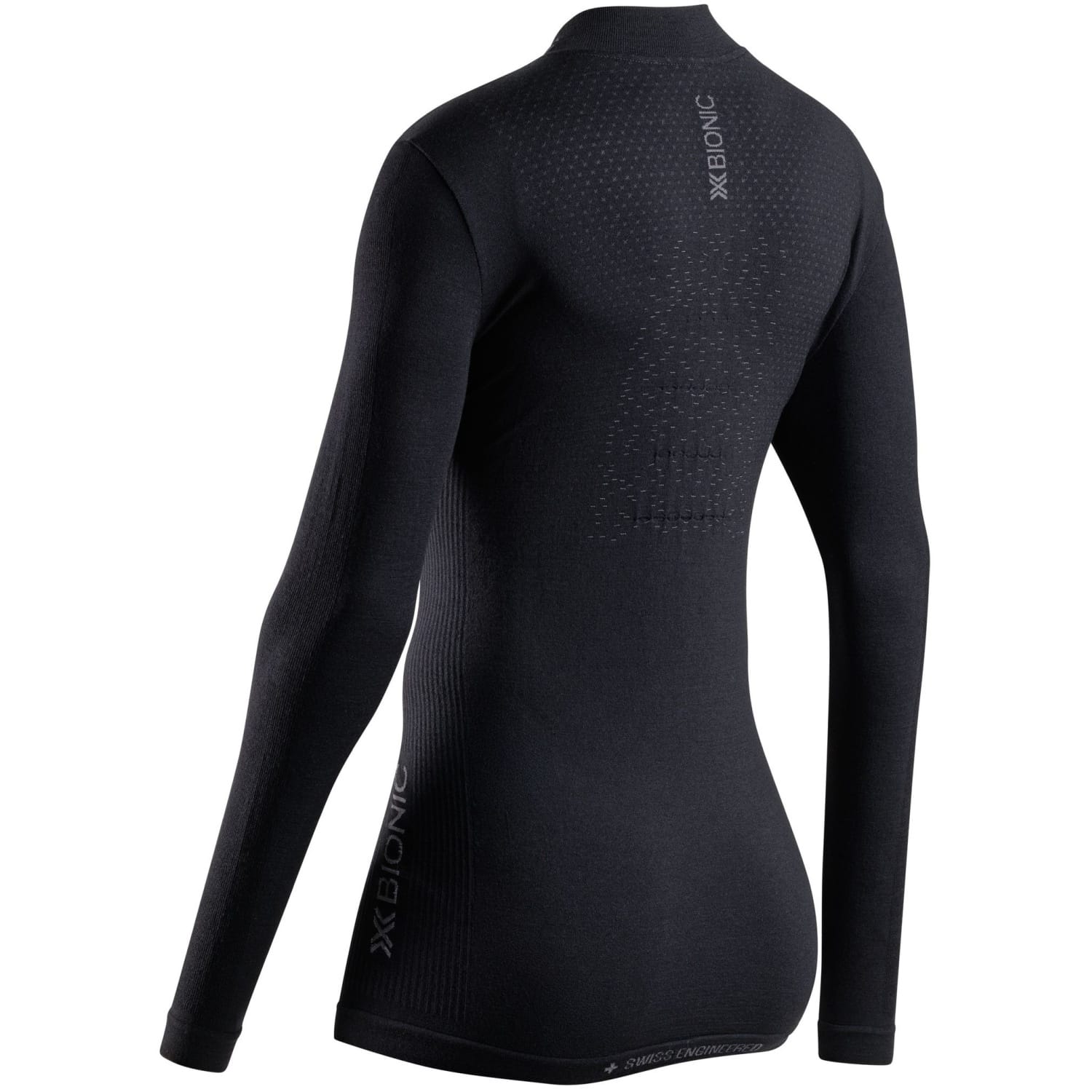 T-shirt Térmica Mightywool Merino 1/2 Zip X-bionic Preto-2