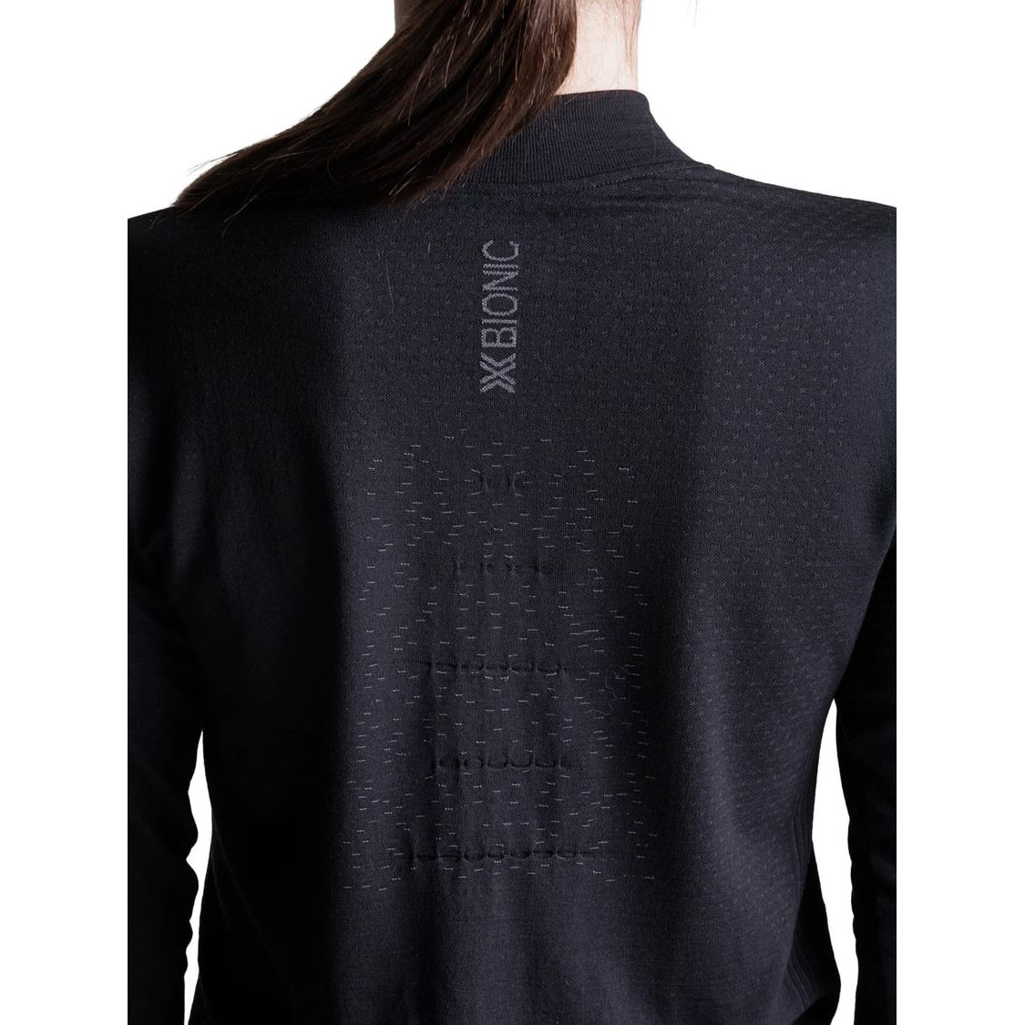 T-shirt Térmica Mightywool Merino 1/2 Zip X-bionic Preto-4