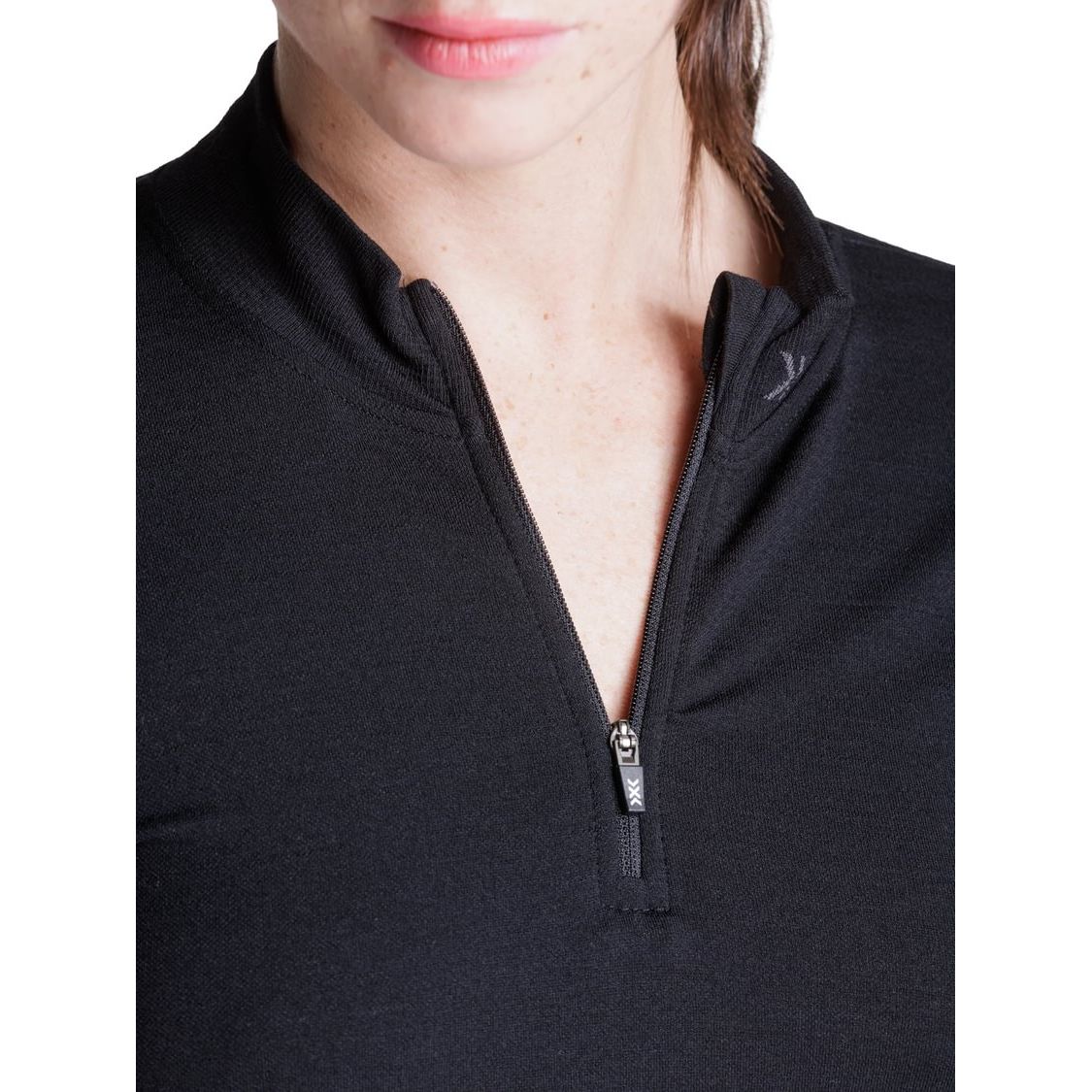 T-shirt Térmica Mightywool Merino 1/2 Zip X-bionic Preto-5