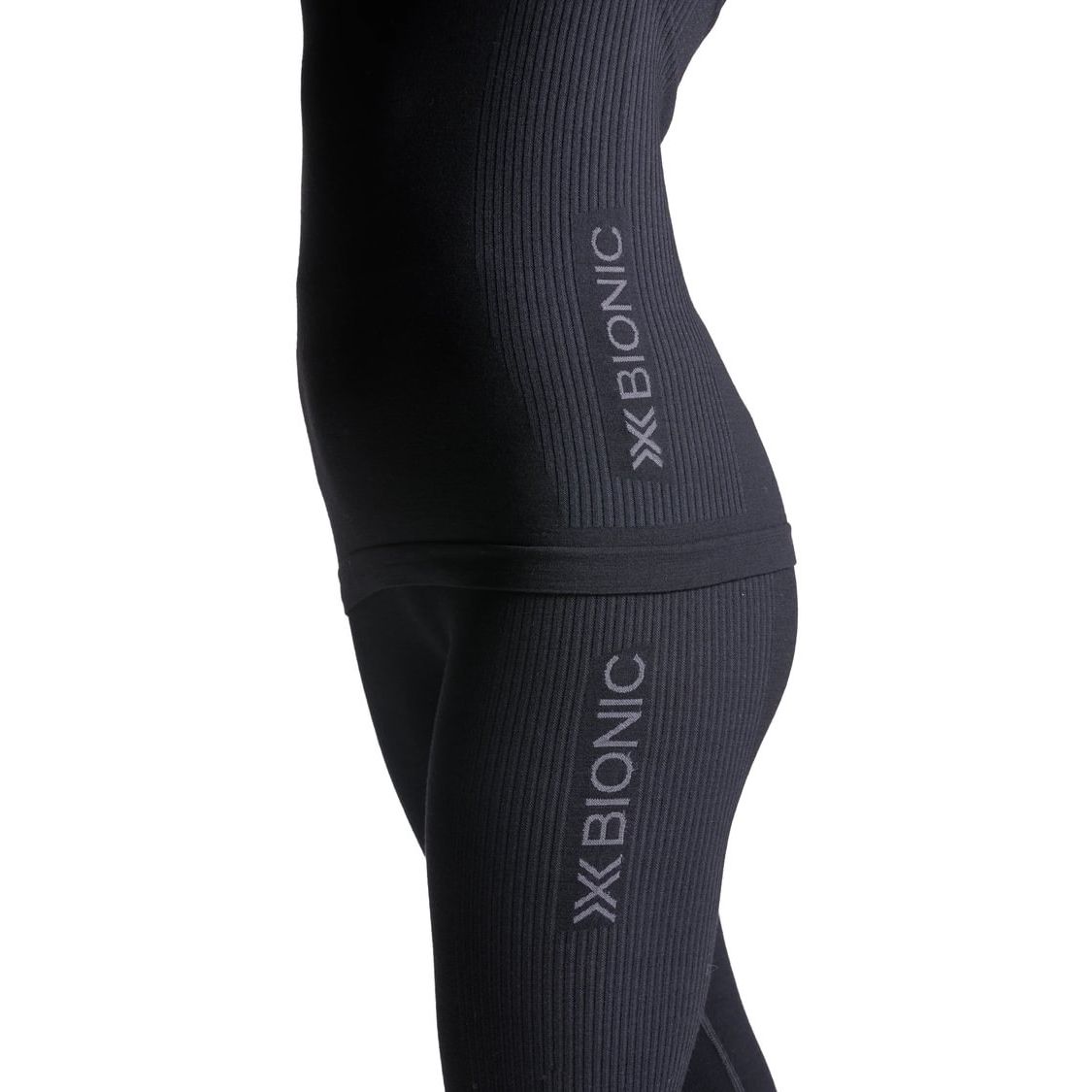 T-shirt Térmica Mightywool Merino 1/2 Zip X-bionic Preto-6