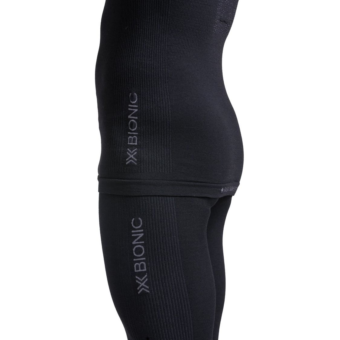 T-shirt Térmica Mightywool Merino X-bionic Preto-5