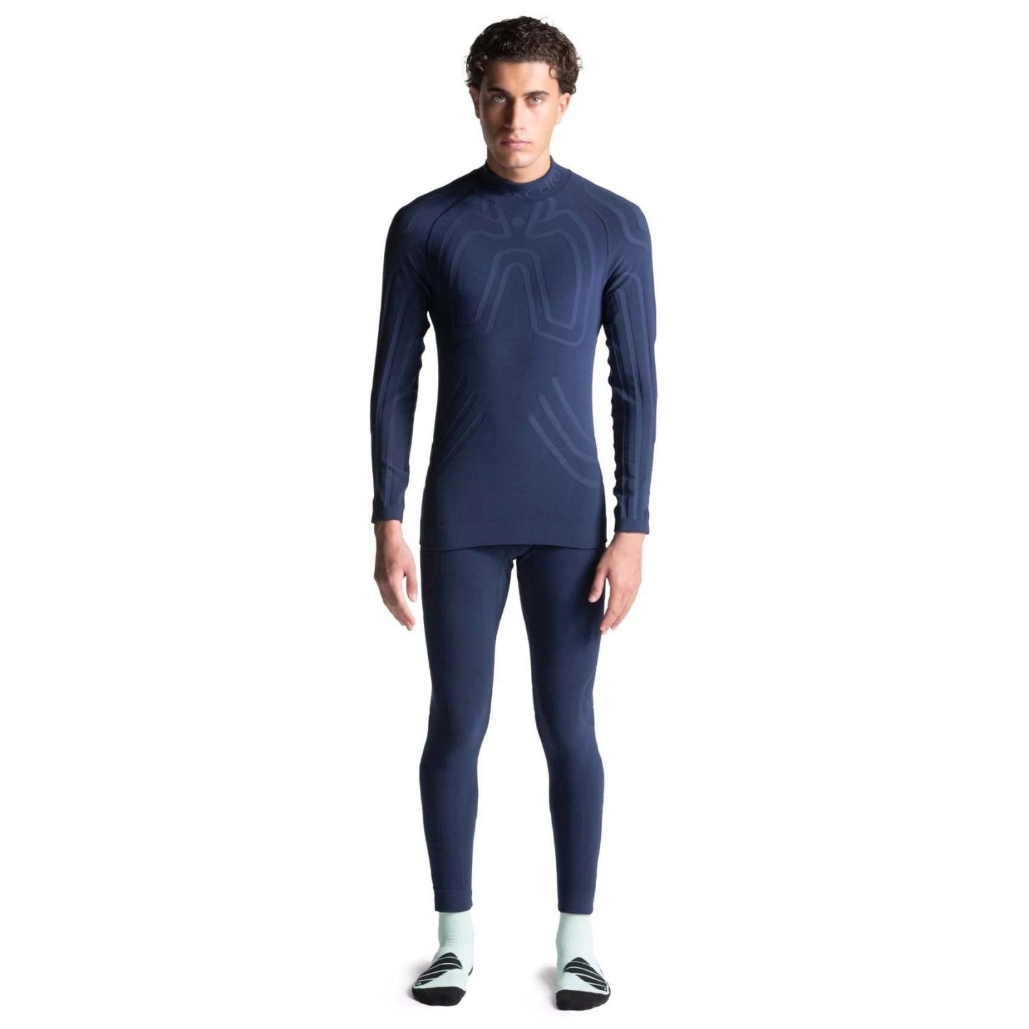 T-shirt Térmica Heatloop Ls X-bionic Azul-4