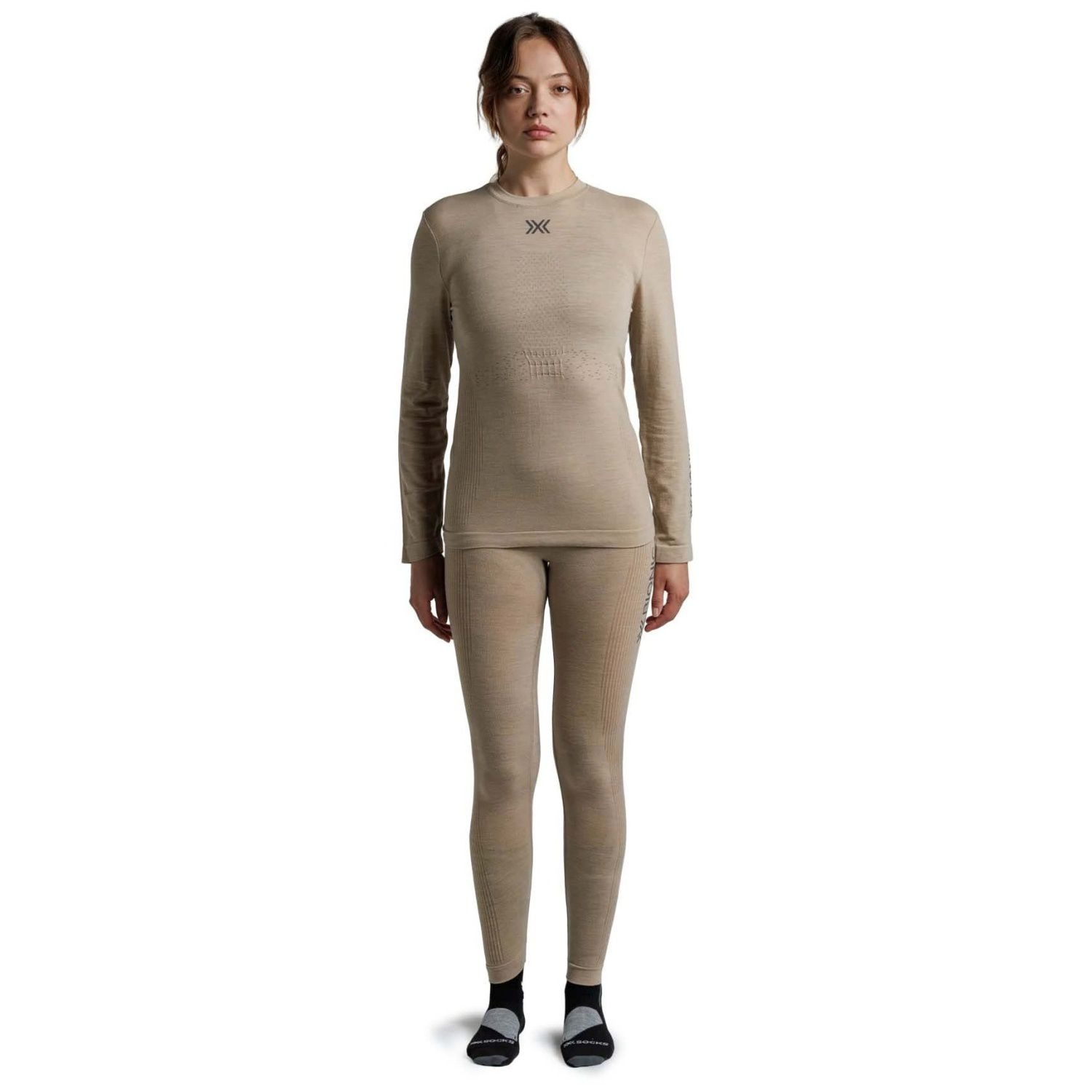 T-shirt Térmica Mightywool Merino X-bionic Castanho-3