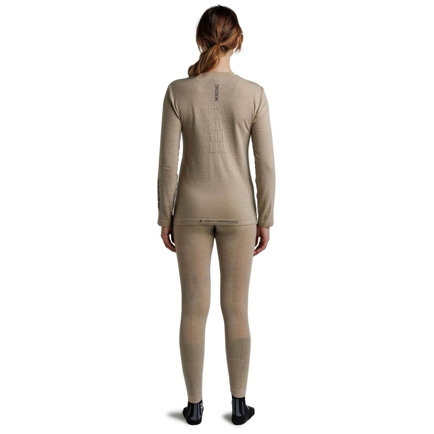 T-shirt Térmica Mightywool Merino X-bionic Castanho-5