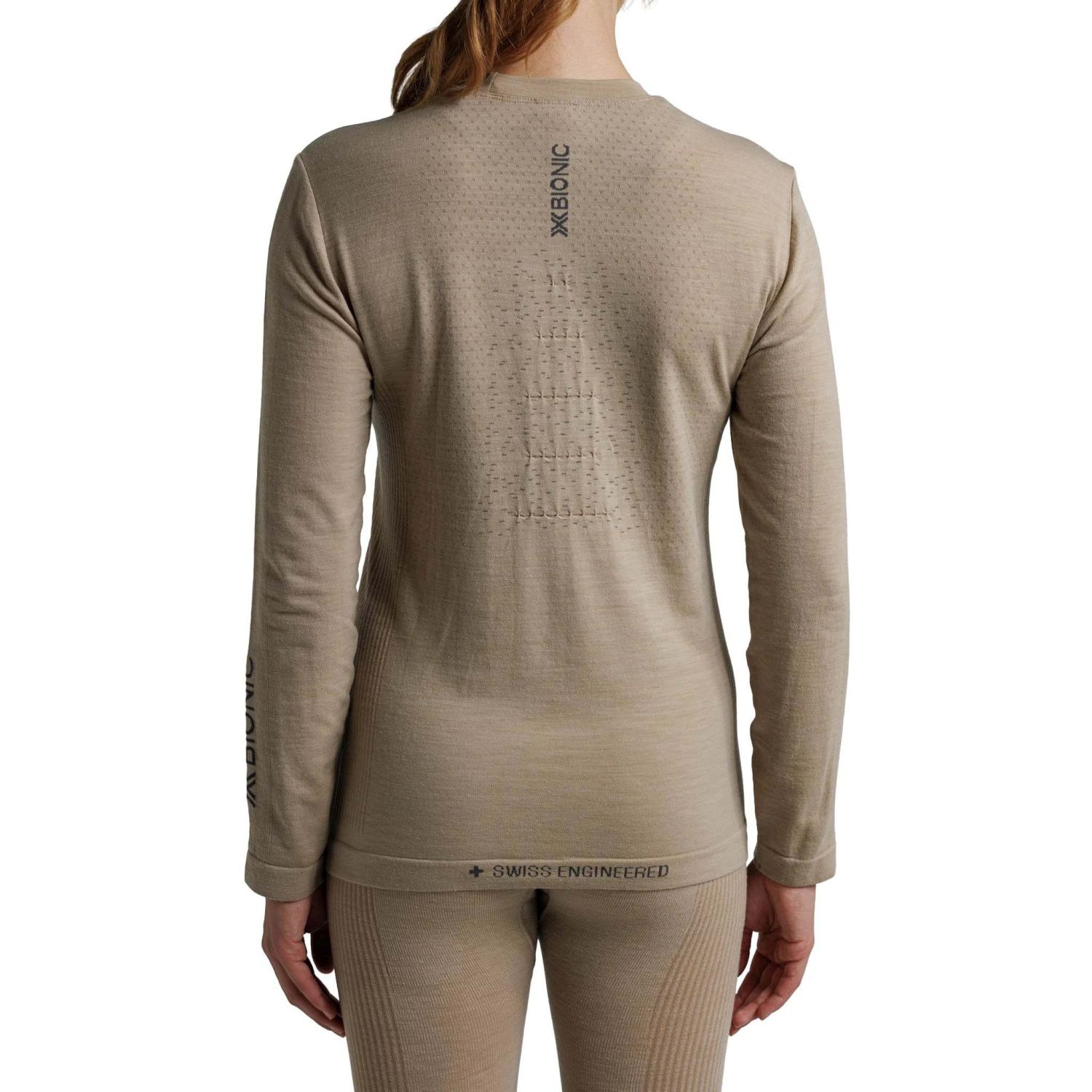 T-shirt Térmica Mightywool Merino X-bionic Castanho-7