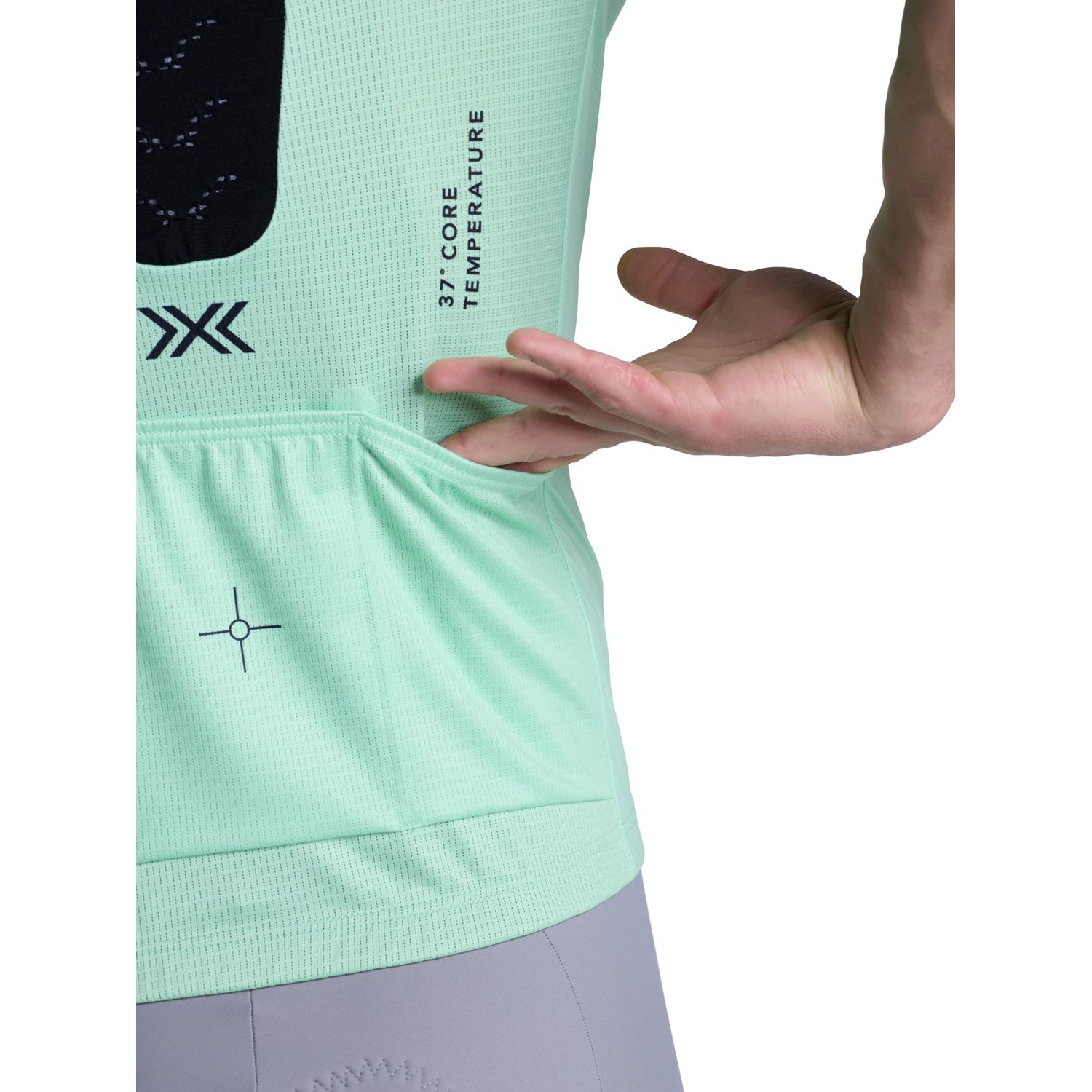 Maillot de Ciclismo Corefusion Ride Ss X-bionic Verde-7