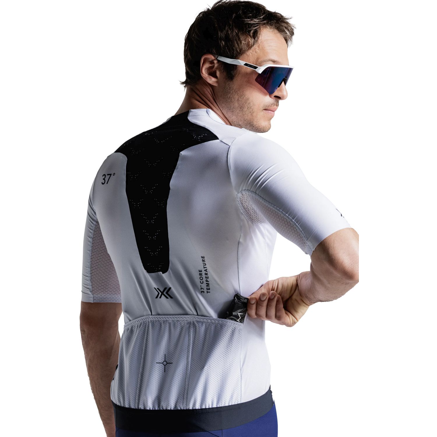 Maillot de Ciclismo Corefusion Aero X-bionic Branco-10