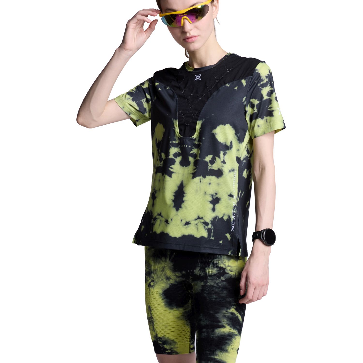T-shirt de Running Corefusion Run X-bionic Amarelo-9