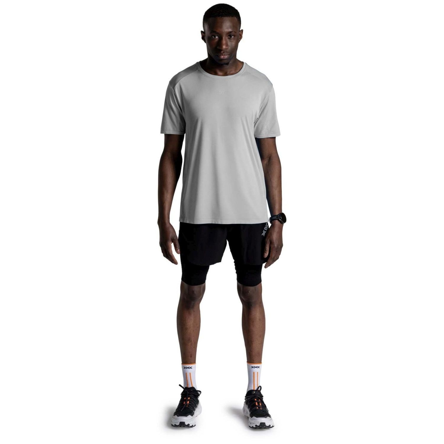T-shirt de Running Xceed Run Discover X-bionic Cinzento-5