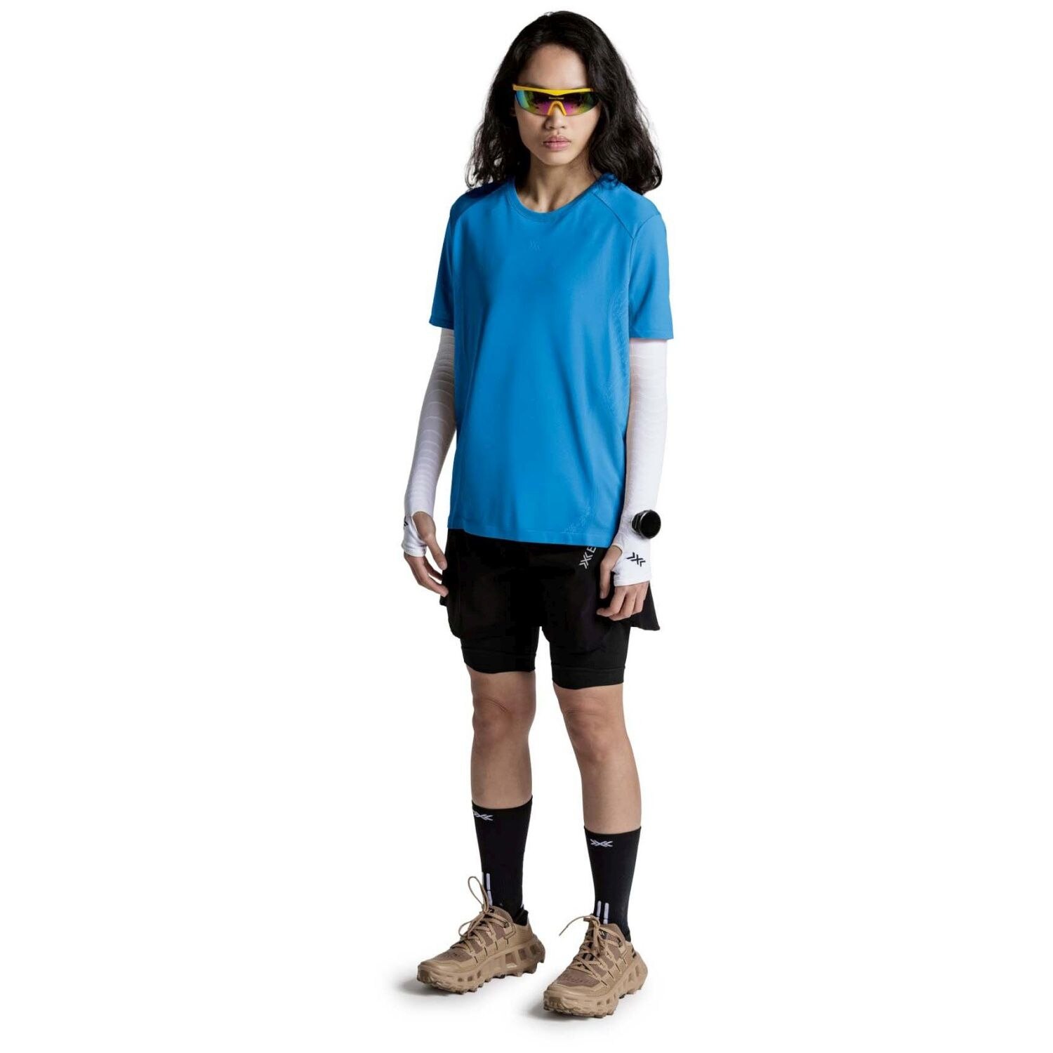 T-shirt de Running Xceed Run Discover X-bionic Azul-9