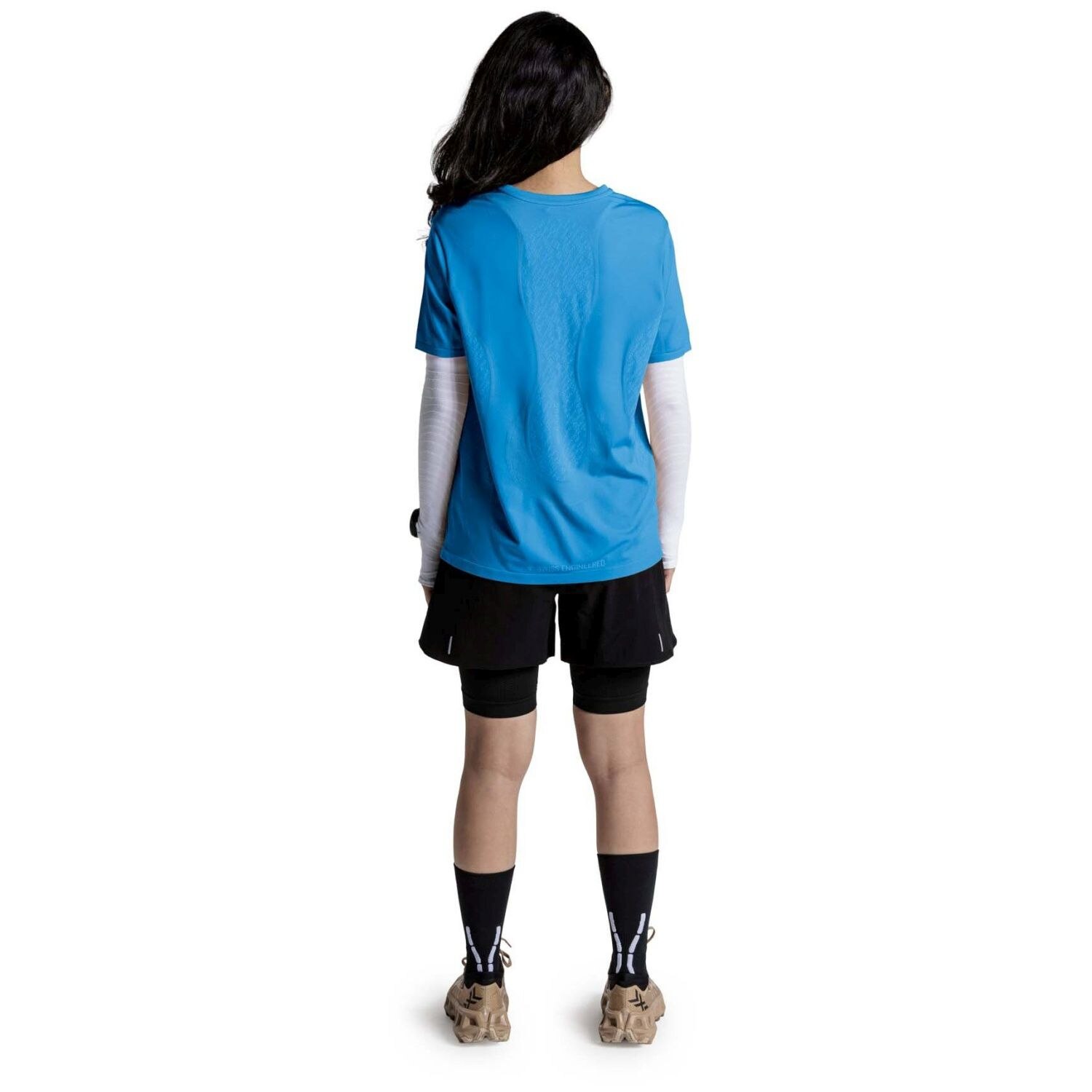 T-shirt de Running Xceed Run Discover X-bionic Azul-10