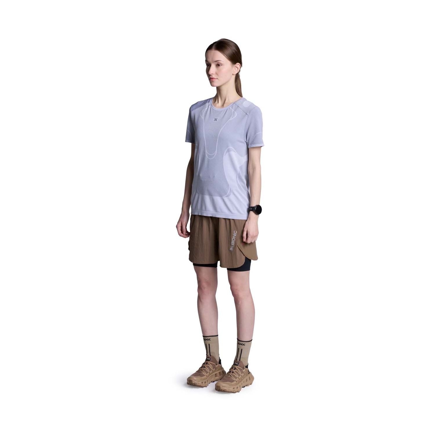 T-shirt de Running Xceed Run Perform X-bionic Branco-3