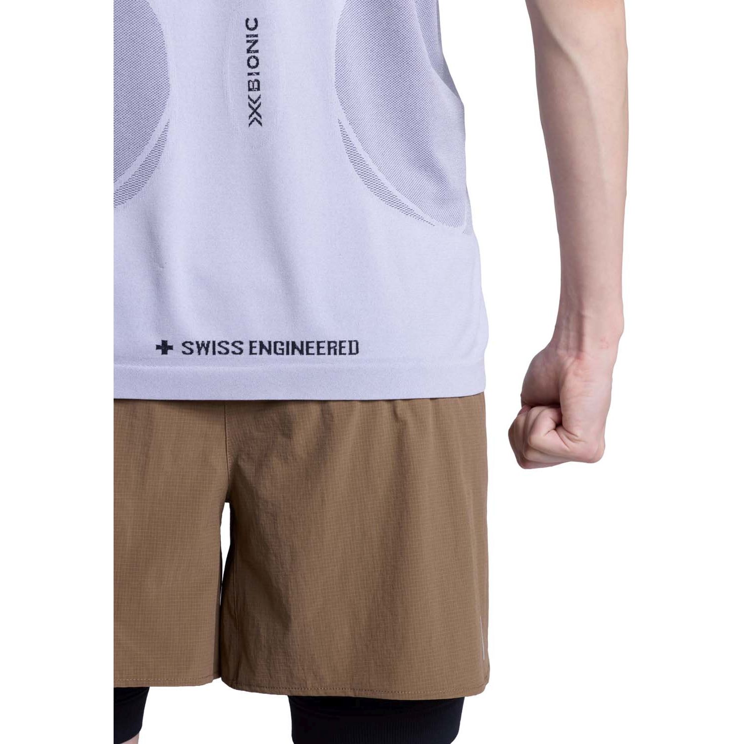T-shirt de Running Xceed Run Perform X-bionic Branco-6
