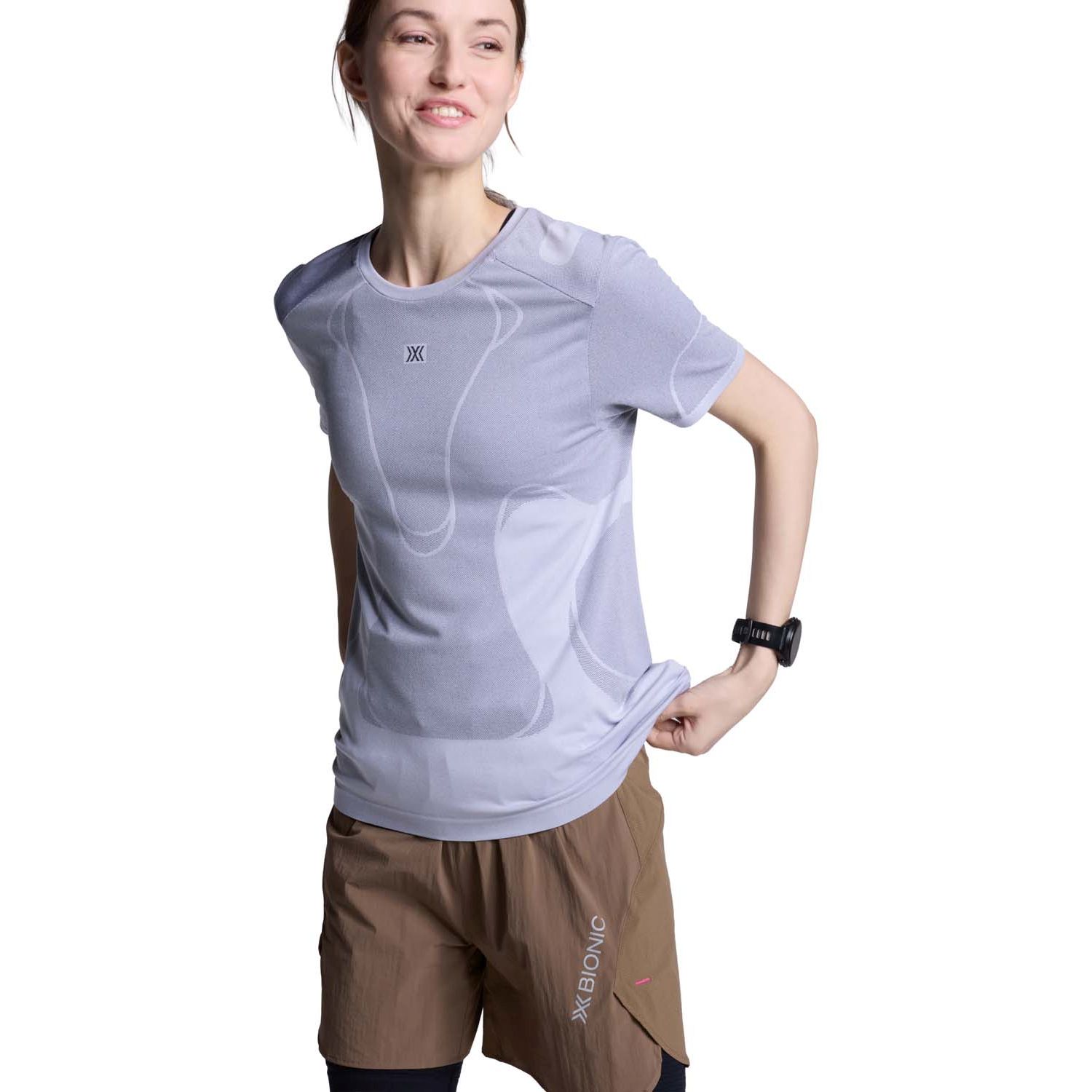 T-shirt de Running Xceed Run Perform X-bionic Branco-9