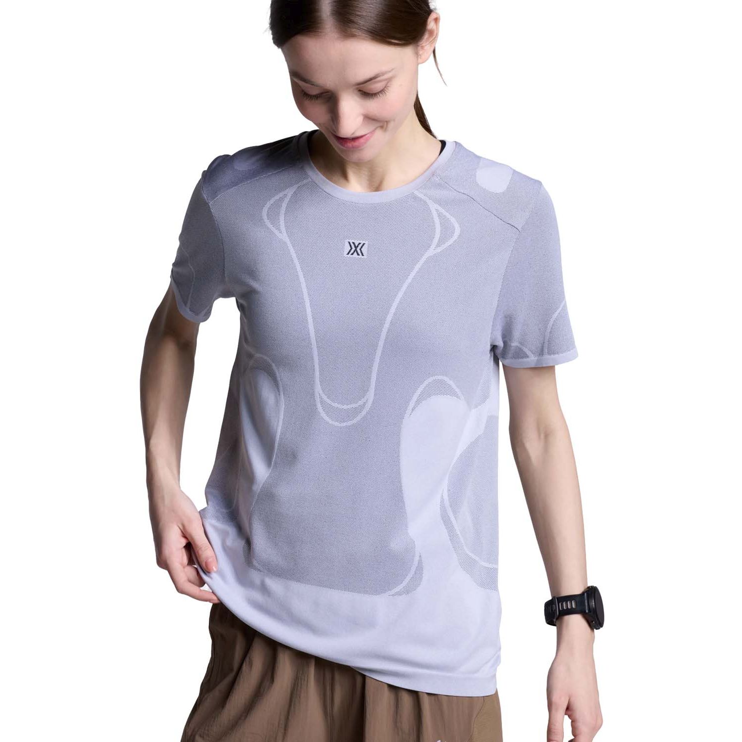 T-shirt de Running Xceed Run Perform X-bionic Branco-10